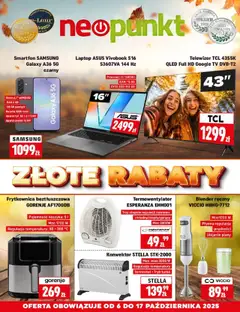 Pogląd oferty "Neopunkt Gazetka" - ważna od 06.10.2025 | Strona: 8 | Produkty: Smartfon, Blender ręczny, Frytkownica, Frytkownica beztłuszczowa