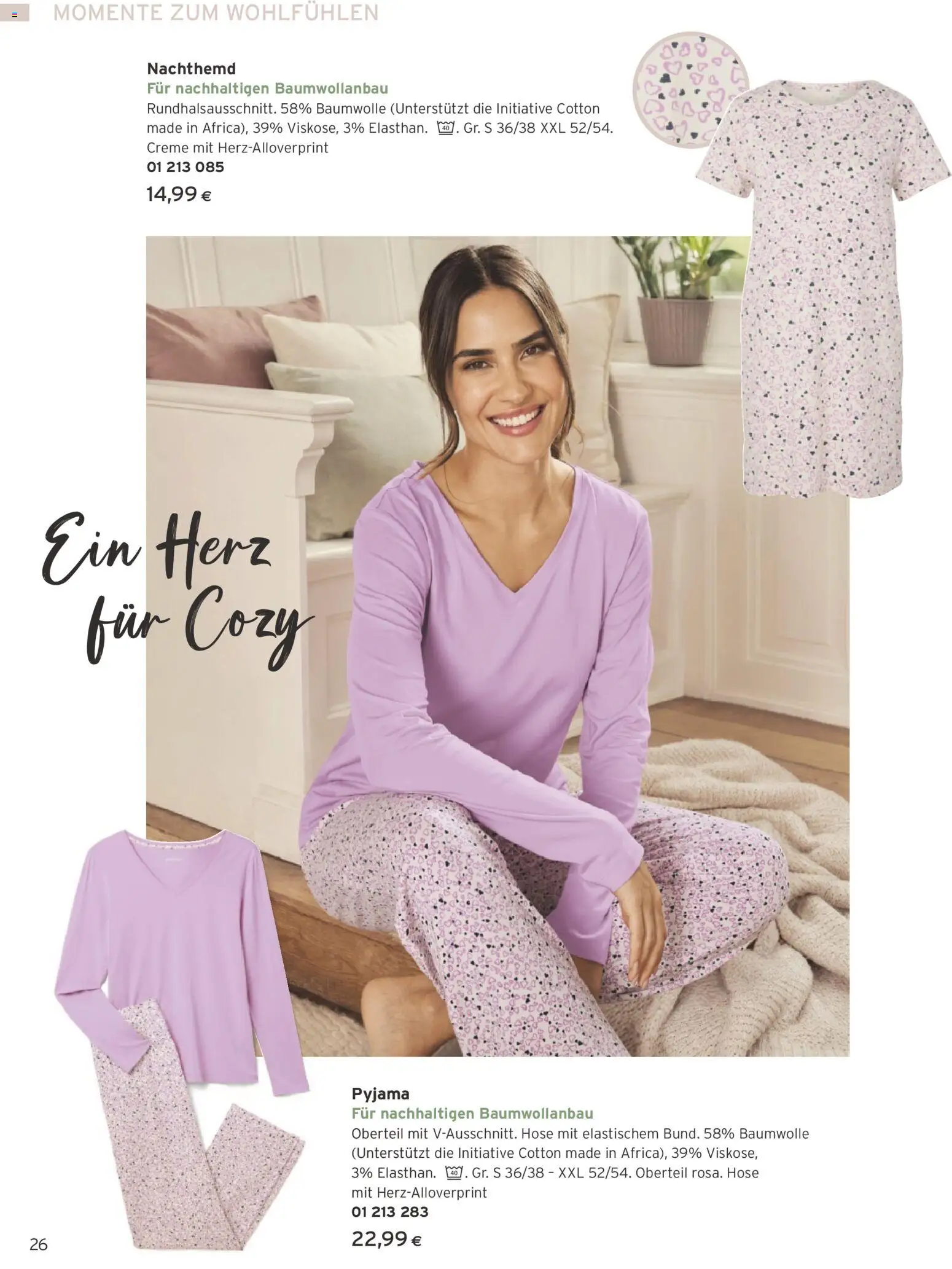 Tchibo Eduscho - Katalog Februar 2026 gültig ab 01.02.2026 | Seite: 26 | Produkte: Hose, Pyjama, Creme