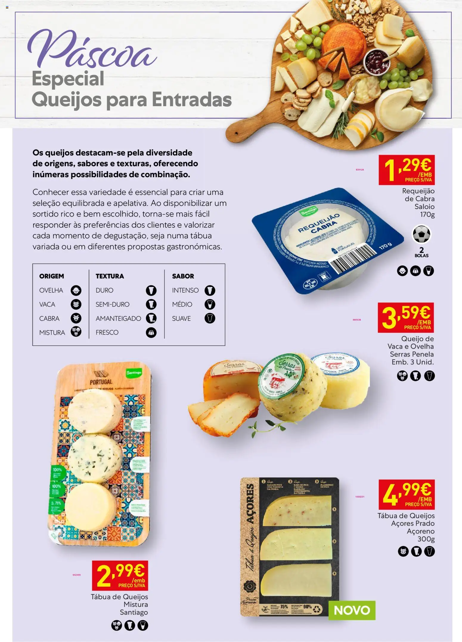 Recheio Horeca │ válido de 17.03.2026 | Página: 14 | Produtos: Tábua, Pimenta, Queijo, Requeijão