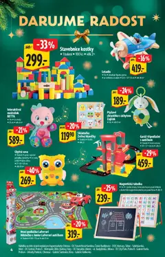 Náhled letáku Albert katalog - Hypermarket - Dárky od 03.12.2025 | Strana: 4 | Produkty: Mošt, Sova, Stavebnice, Magnetická tabulka