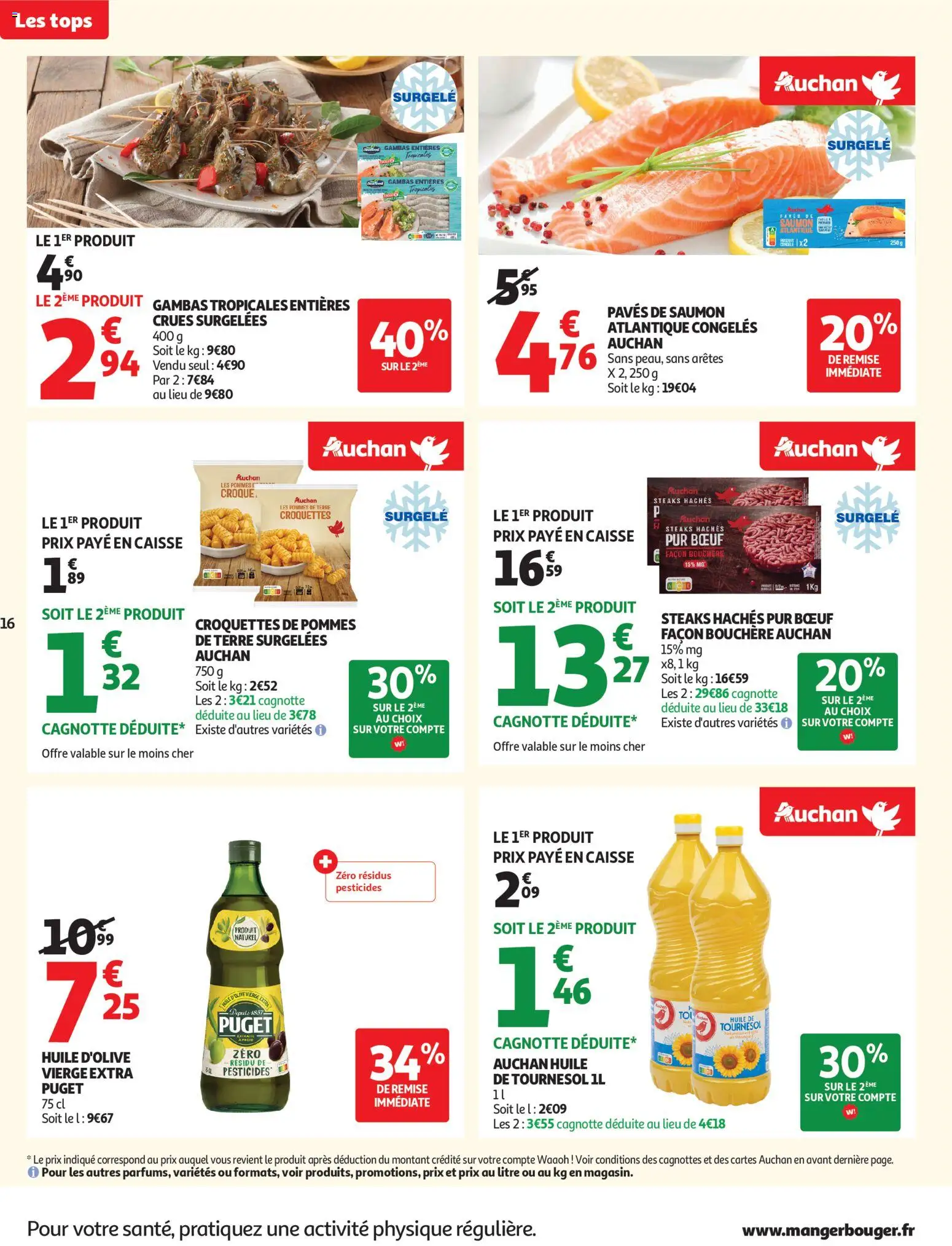 {H1} | Page: 16 | Produits: Huile D'olive, Pommes, Saumon, Pommes de terre