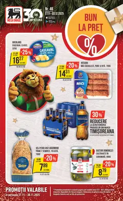 Ofertele Mega Image valabile de la 27.11.2025