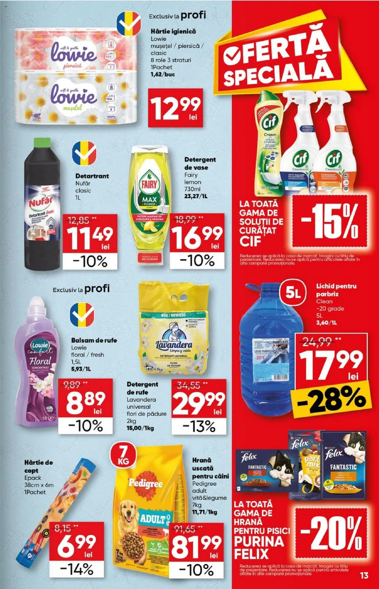 Noul catalog Profi – valabil de la 29.10.2025 | Pagină: 13 | Produse: Piersică, Pomelo, Role, Detergent