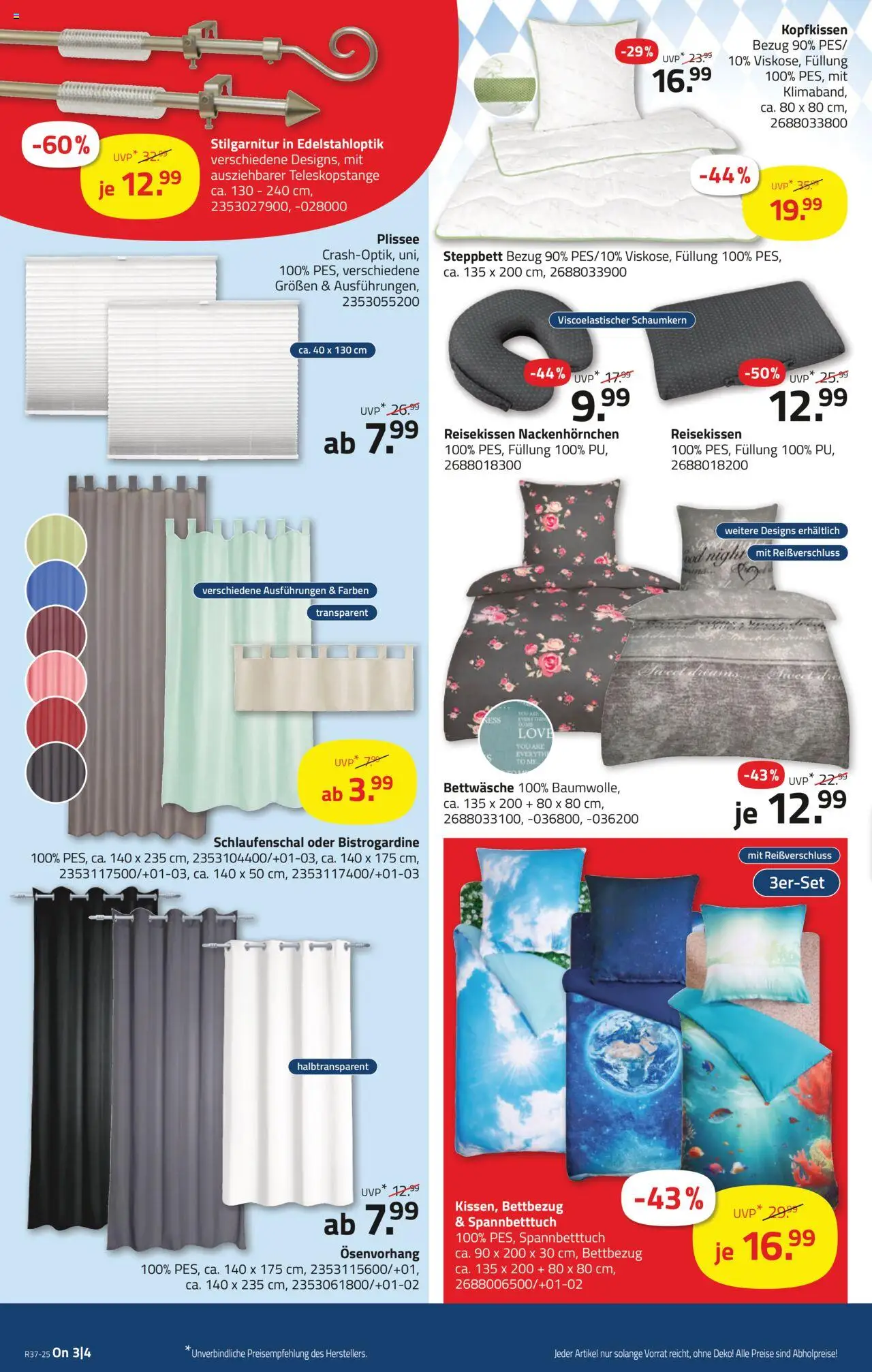 Roller Prospekt 	 – gültig ab 07.09.2025 | Seite: 18 | Produkte: Bettwäsche, Kopfkissen