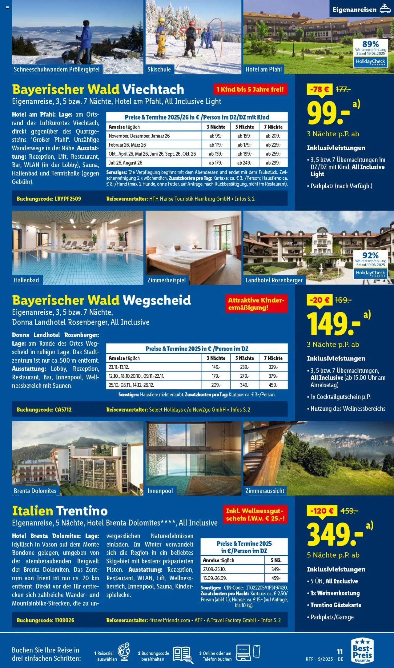 Lidl Reisen September/Oktober Reise-Highlights – gültig ab 12.09.2025 | Seite: 11 | Produkte: Rum, Tür, Telefon, Uhr