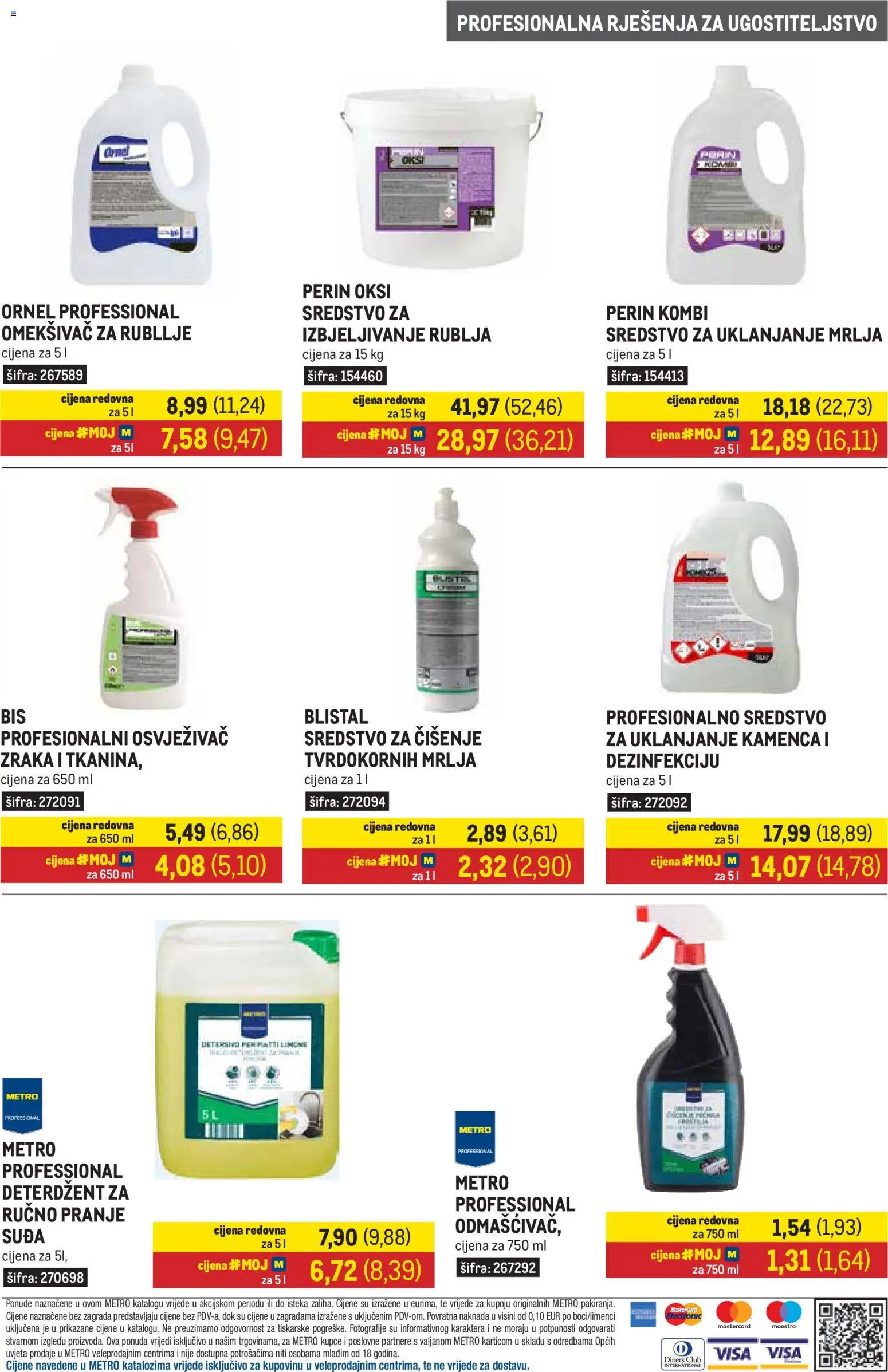 Metro katalog | vrijedi od 01.04.2026 | Stranica: 12 | Proizvodi: Omekšivač, Sredstvo za uklanjanje mrlja, Deterdžent