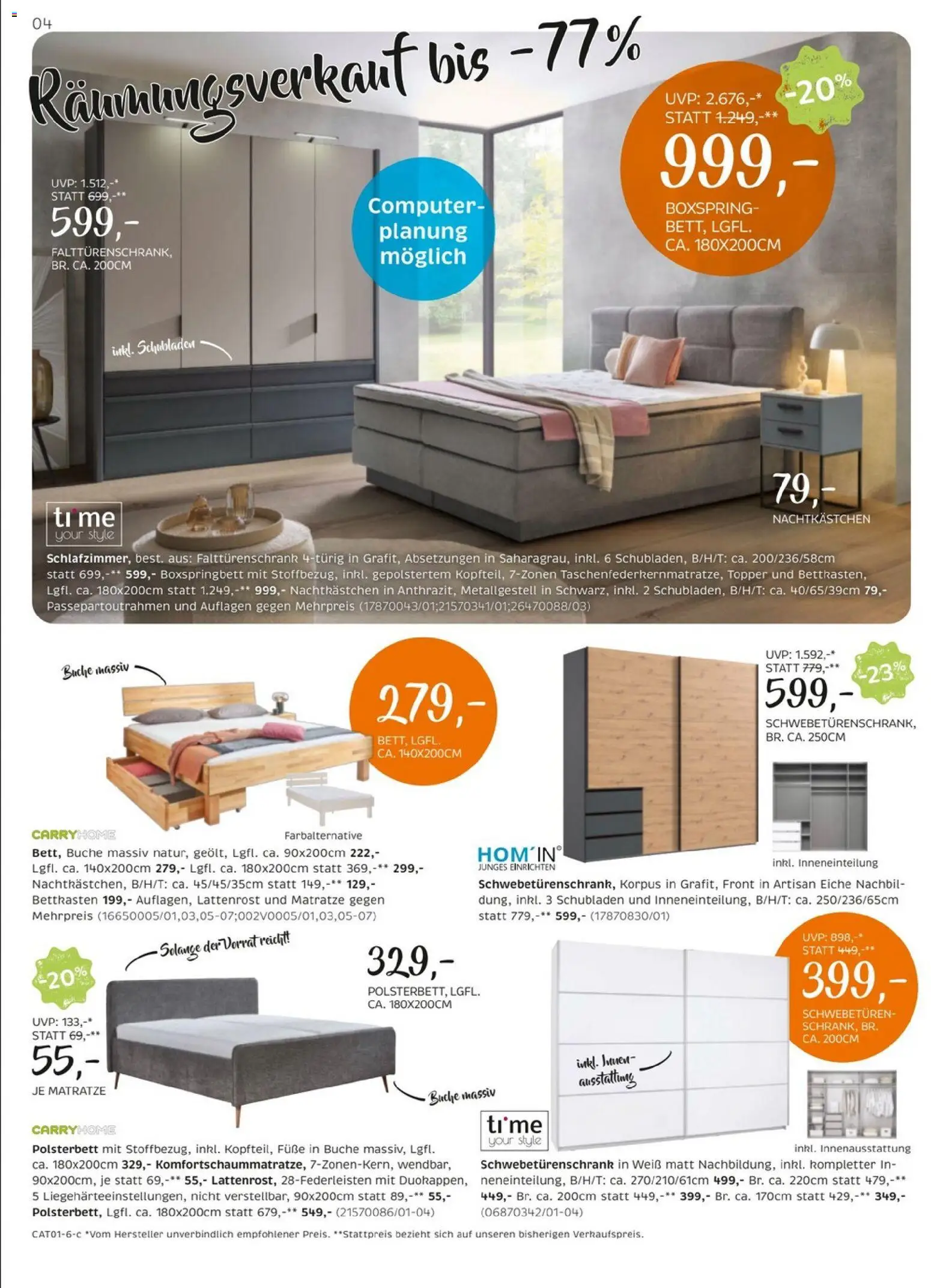 XXXLutz Carry Home gültig ab 05.01.2025 | Seite: 4 | Produkte: Computer, Matratze, Lattenrost