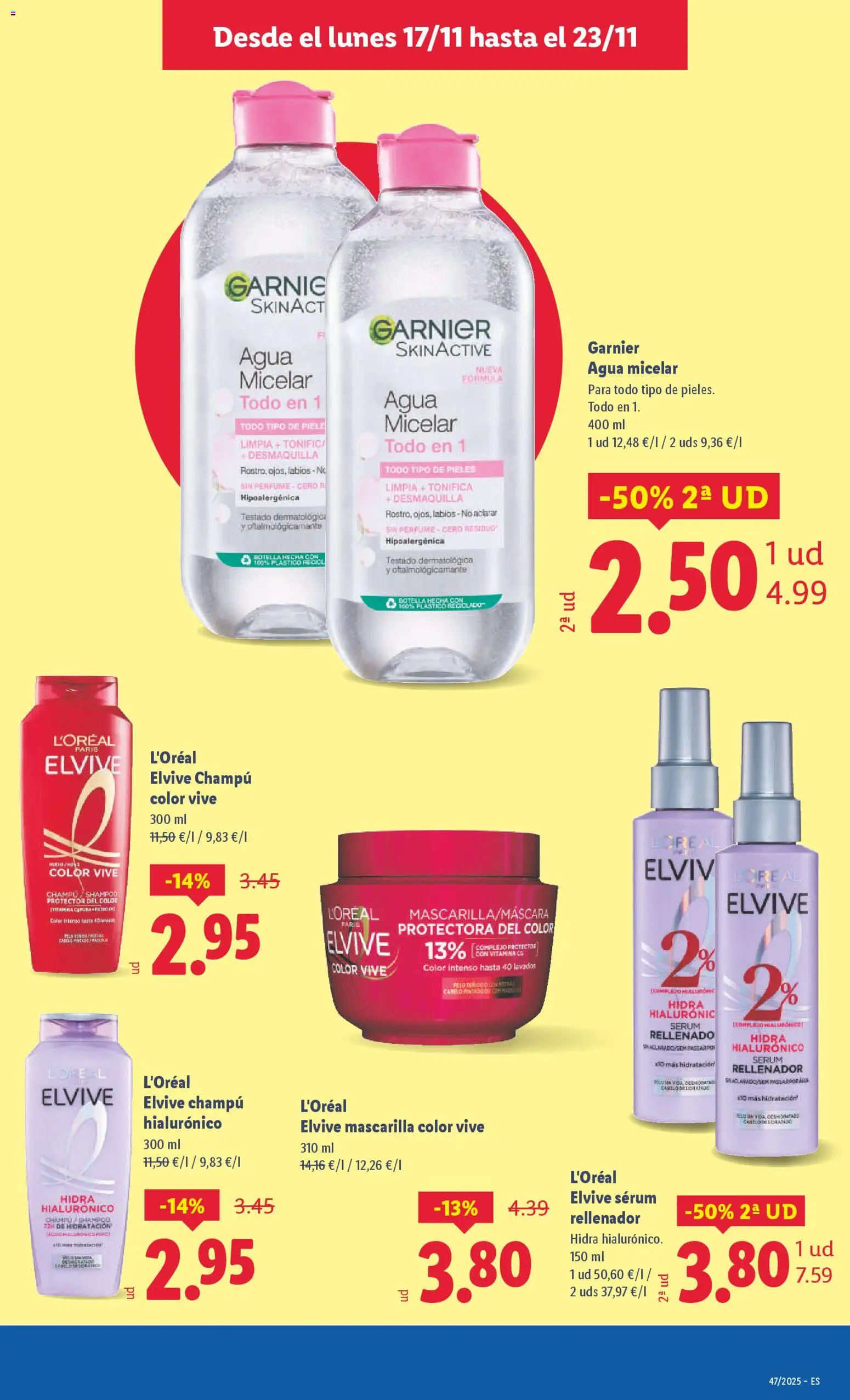 Lidl folleto │ válido desde el 17.11.2025 | Página: 31 | Productos: Perfume, Champú, Agua micelar, Sérum