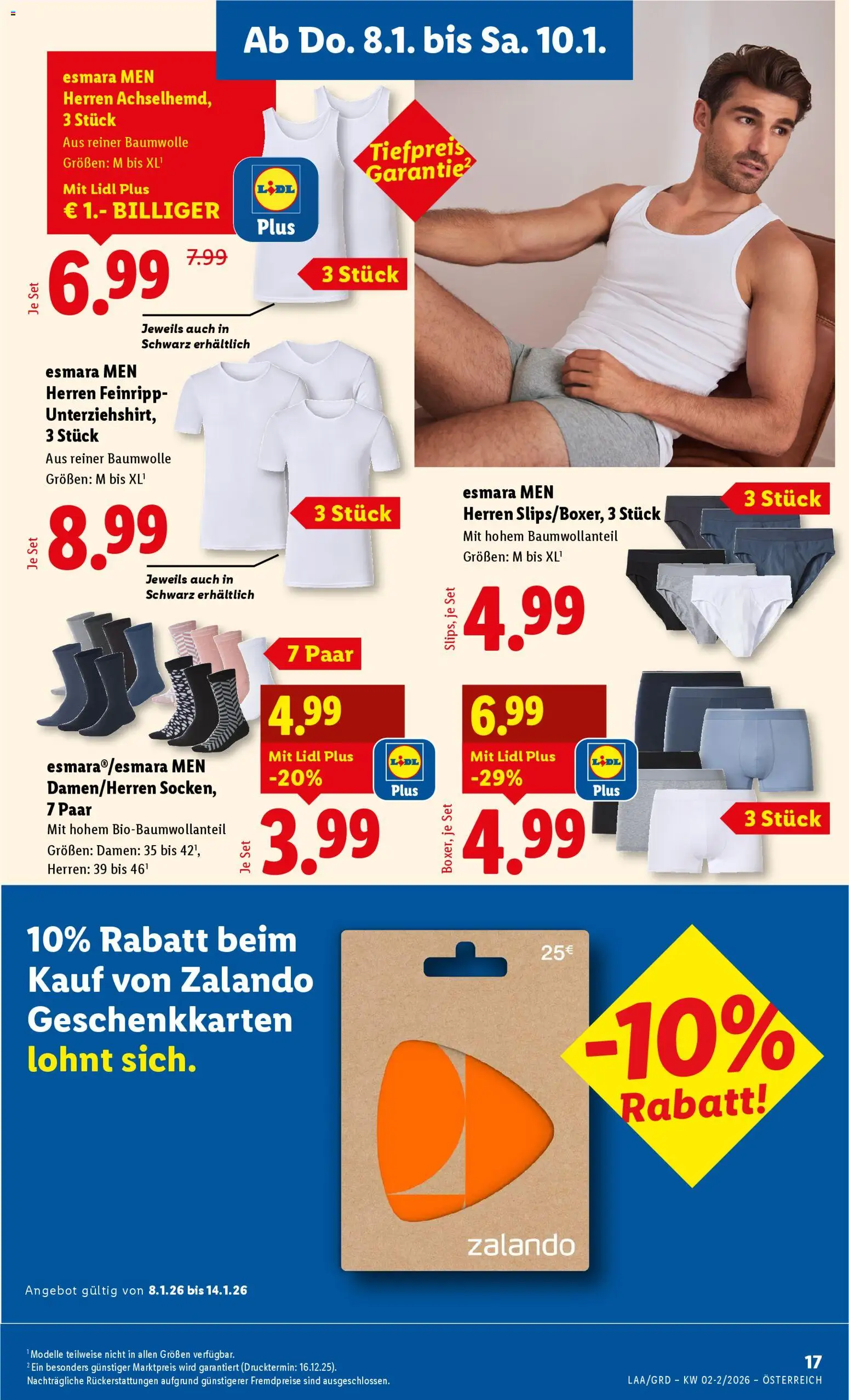Lidl Flugblatt - Altenmarkt im Pongau, St. Johann im Pongau, Zell am See gültig ab 08.01.2026 | Seite: 19
