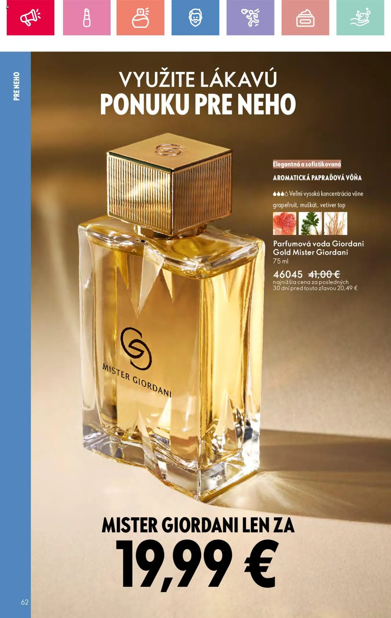 Katalóg Oriflame 9 2025 │ platný od 15.06.2025 | Strana: 62 | Produkty: Voda