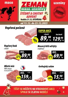 Náhled letáku Prodejny Zeman leták - Dačice od 15.12.2025