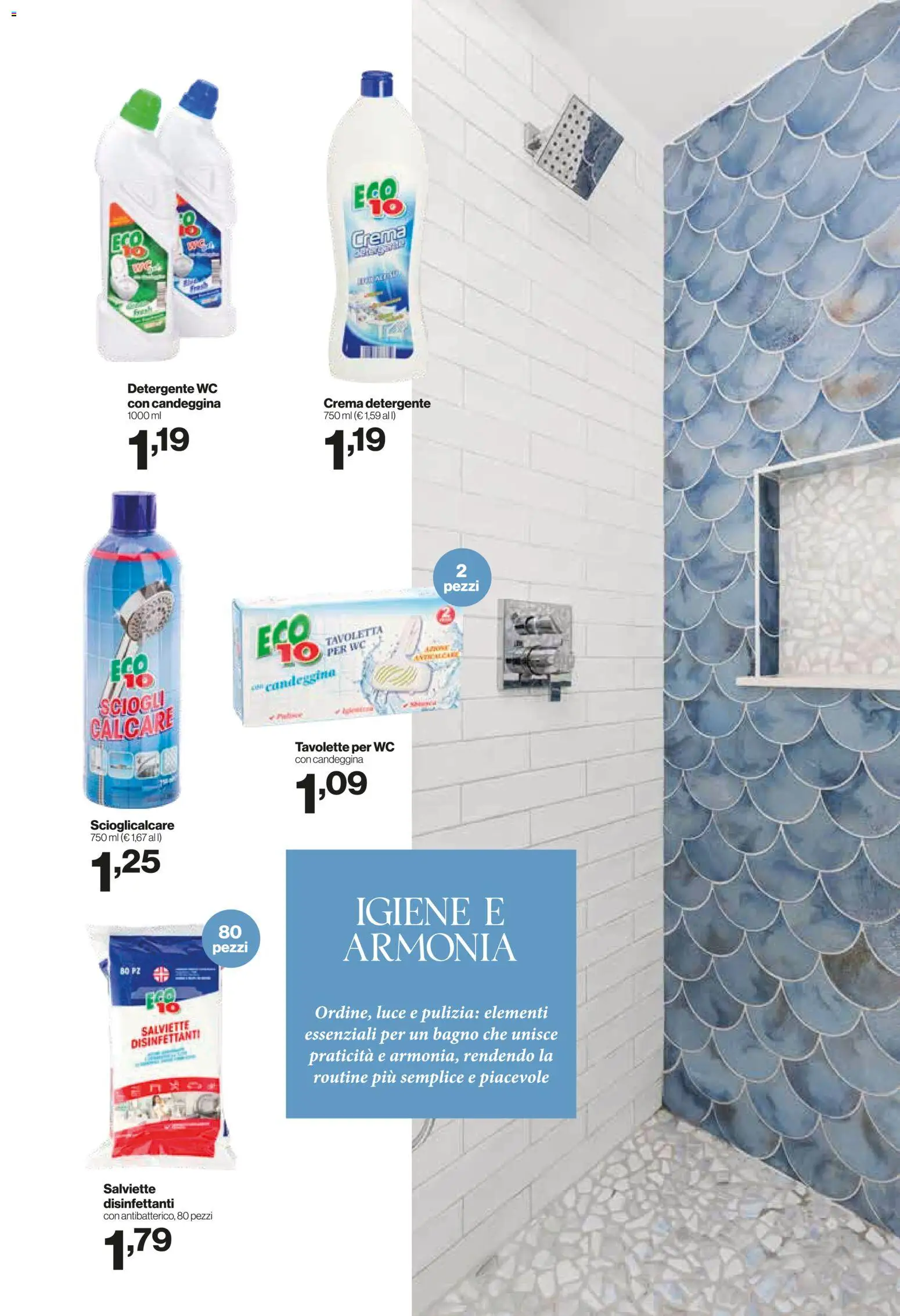 Volantino IN's del 11.03.2026 | Pagina: 15 | Prodotti: Crema, Candeggina, WC, Bagno