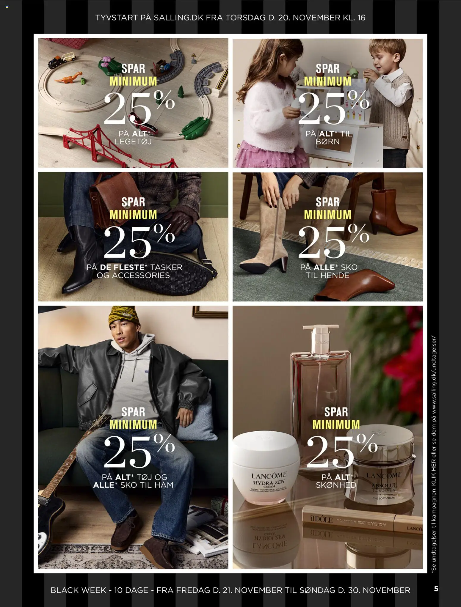 Salling tilbudsavis – gyldig fra 21.11.2025 | Side: 5 | Produkter: Tasker, Sko, Tøj