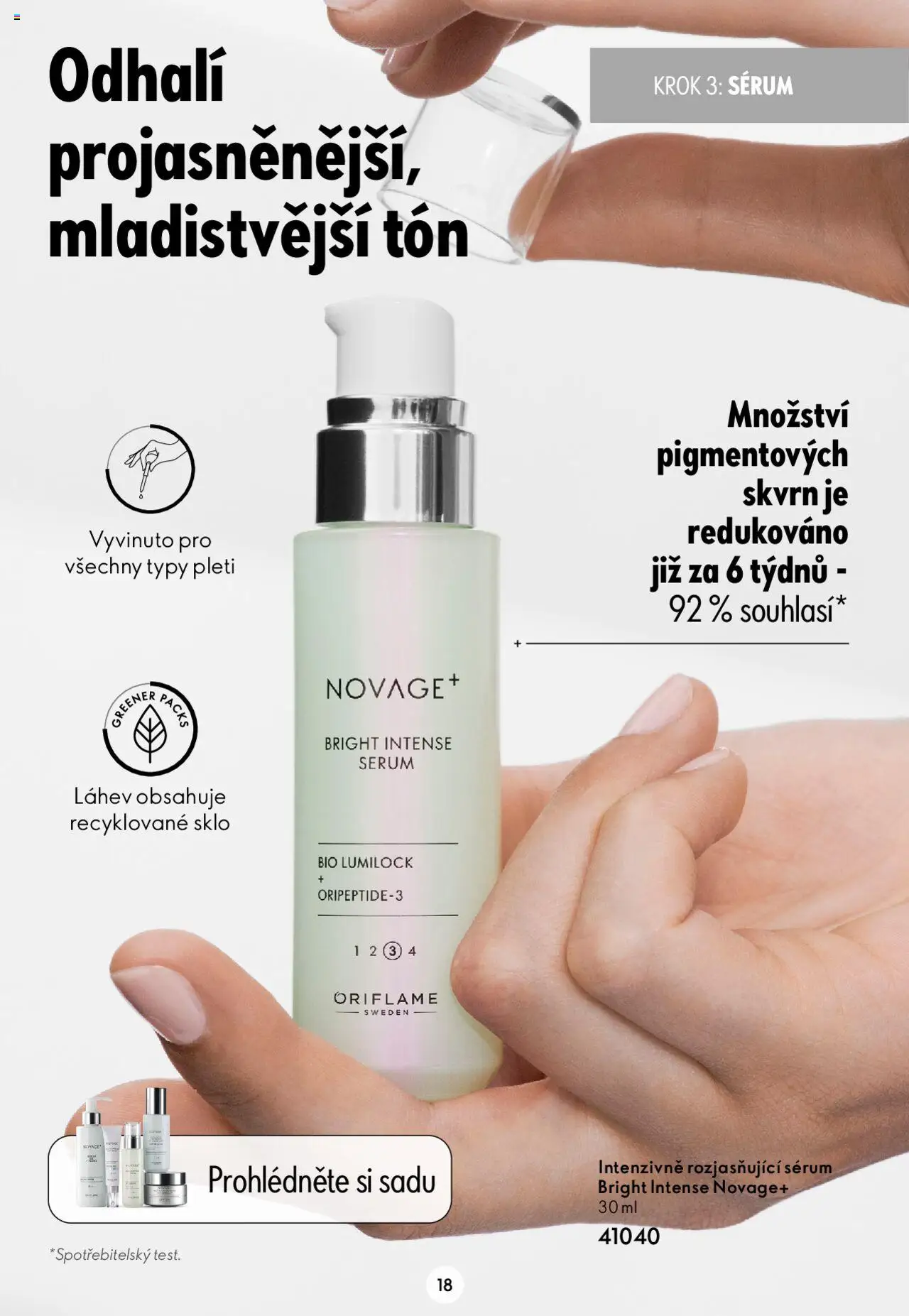 Oriflame katalog Novage+ od 23.04.2024 | Strana: 18