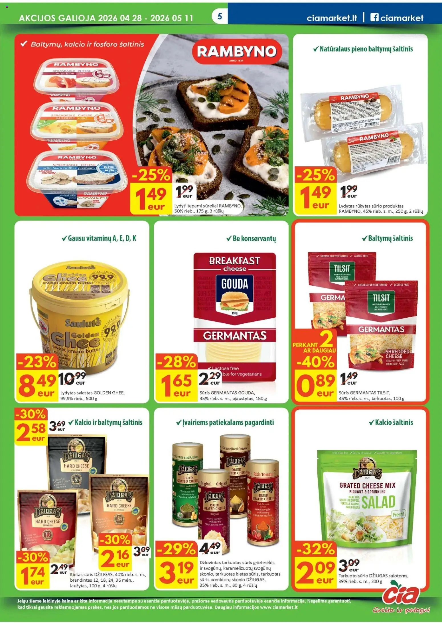 ČIA MARKET akcijos nuo 28.04.2026 | Puslapis: 5