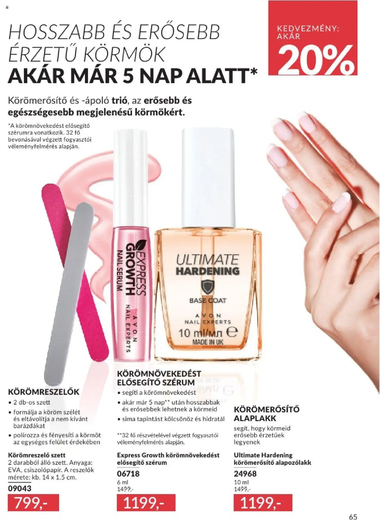 Avon akciós ujság - amely érvényes a következő dátumtól: 01.07.2025 | Oldal: 65