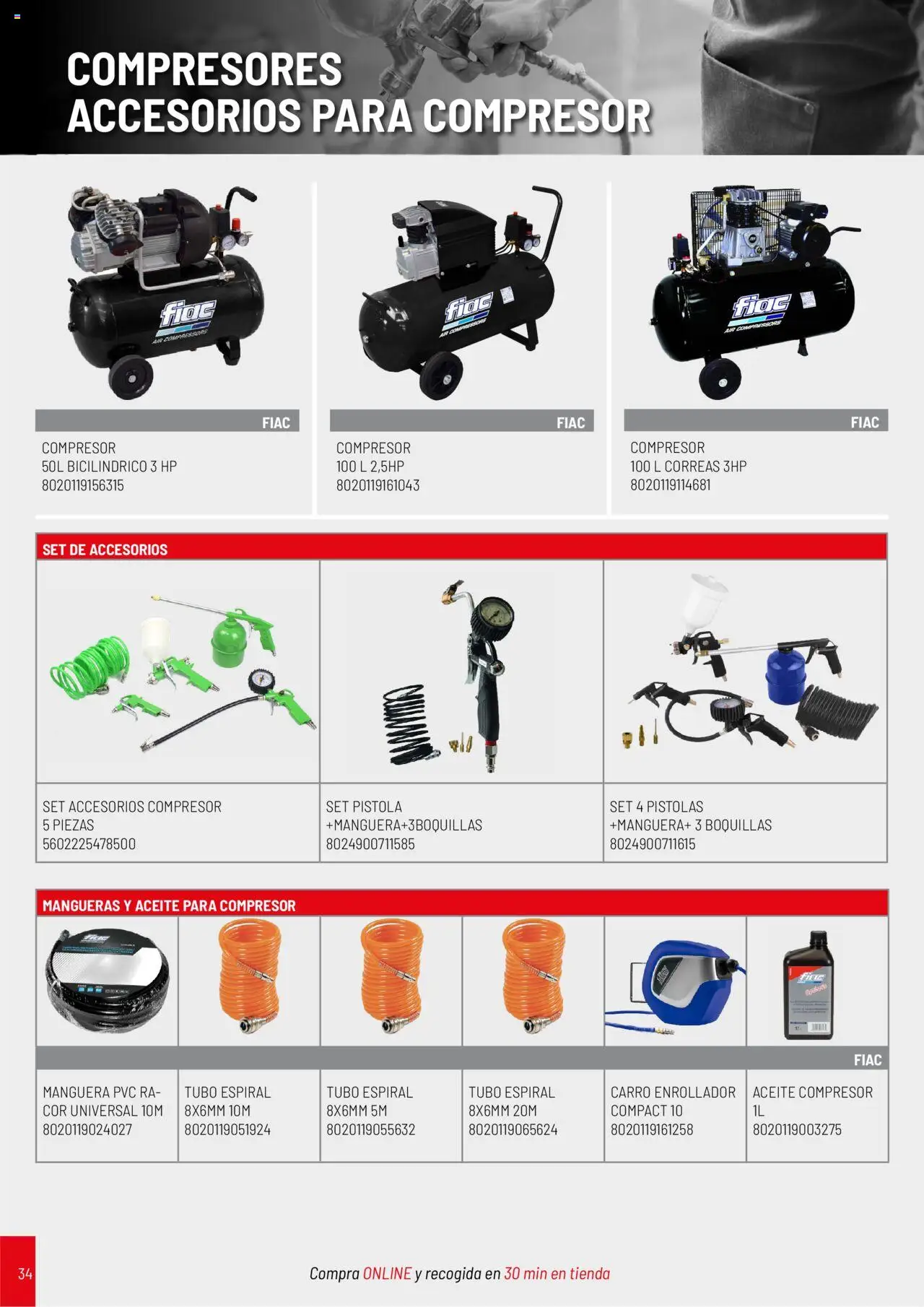Brico Depôt folleto │ válido desde el 01.04.2025 | Página: 34 | Productos: Aceite, Manguera