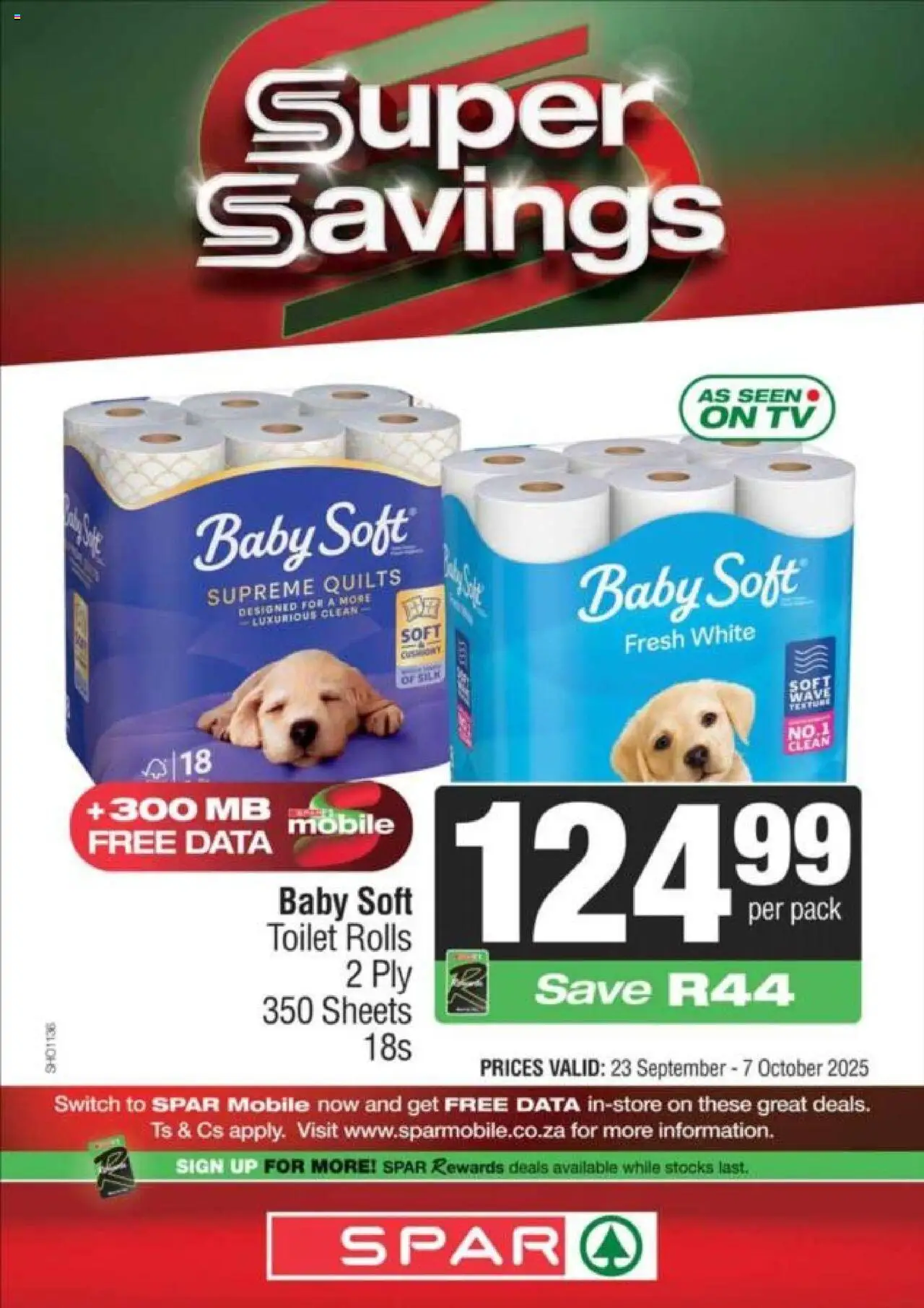 New Spar catalogue – valid from 23.09.2025 | Page: 8 | Products: Data, TV, Toilet, Switch
