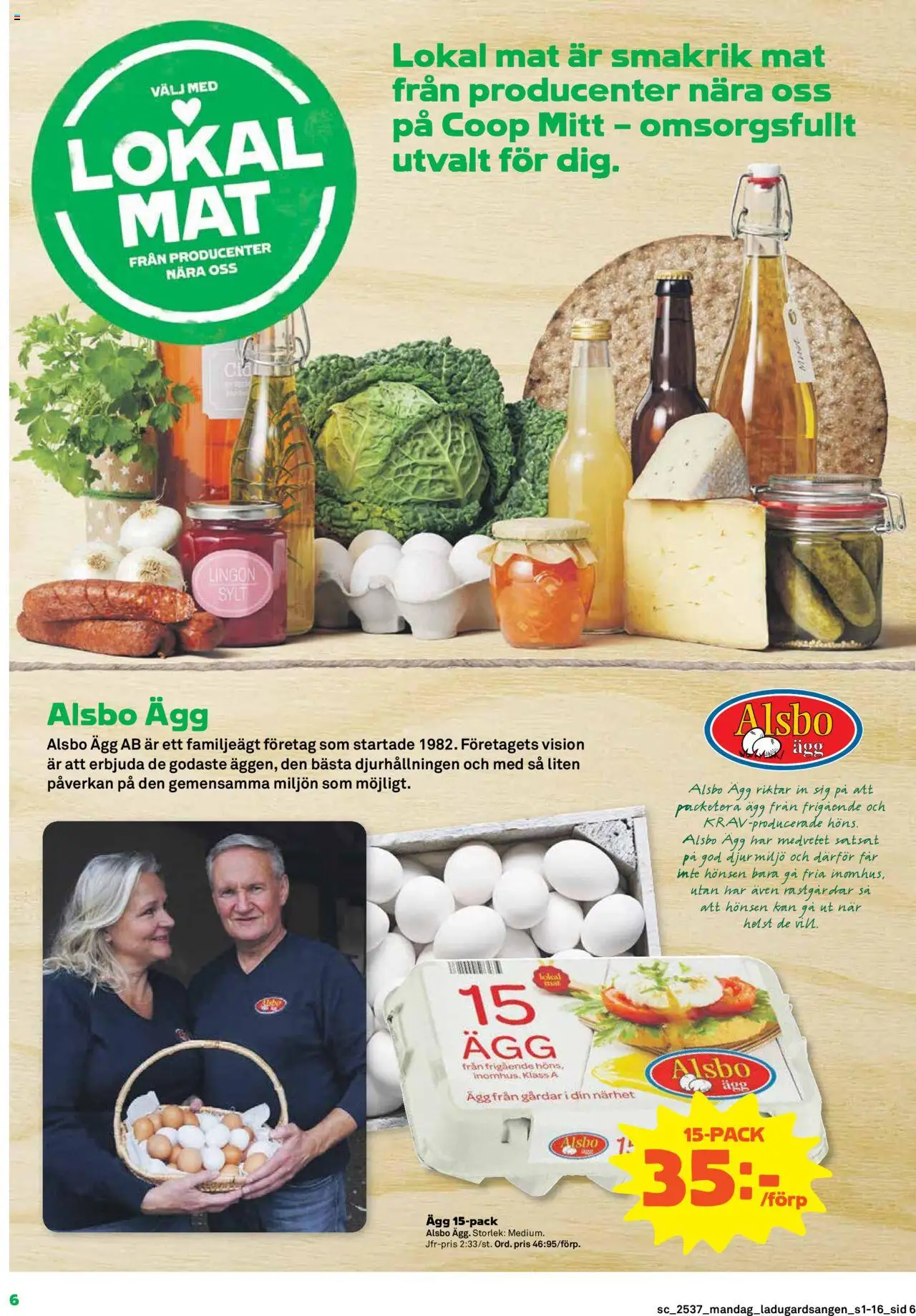 Coop Forum reklamblad aktuell från 08.09.2025 | Sida: 6 | Produkter: Ägg