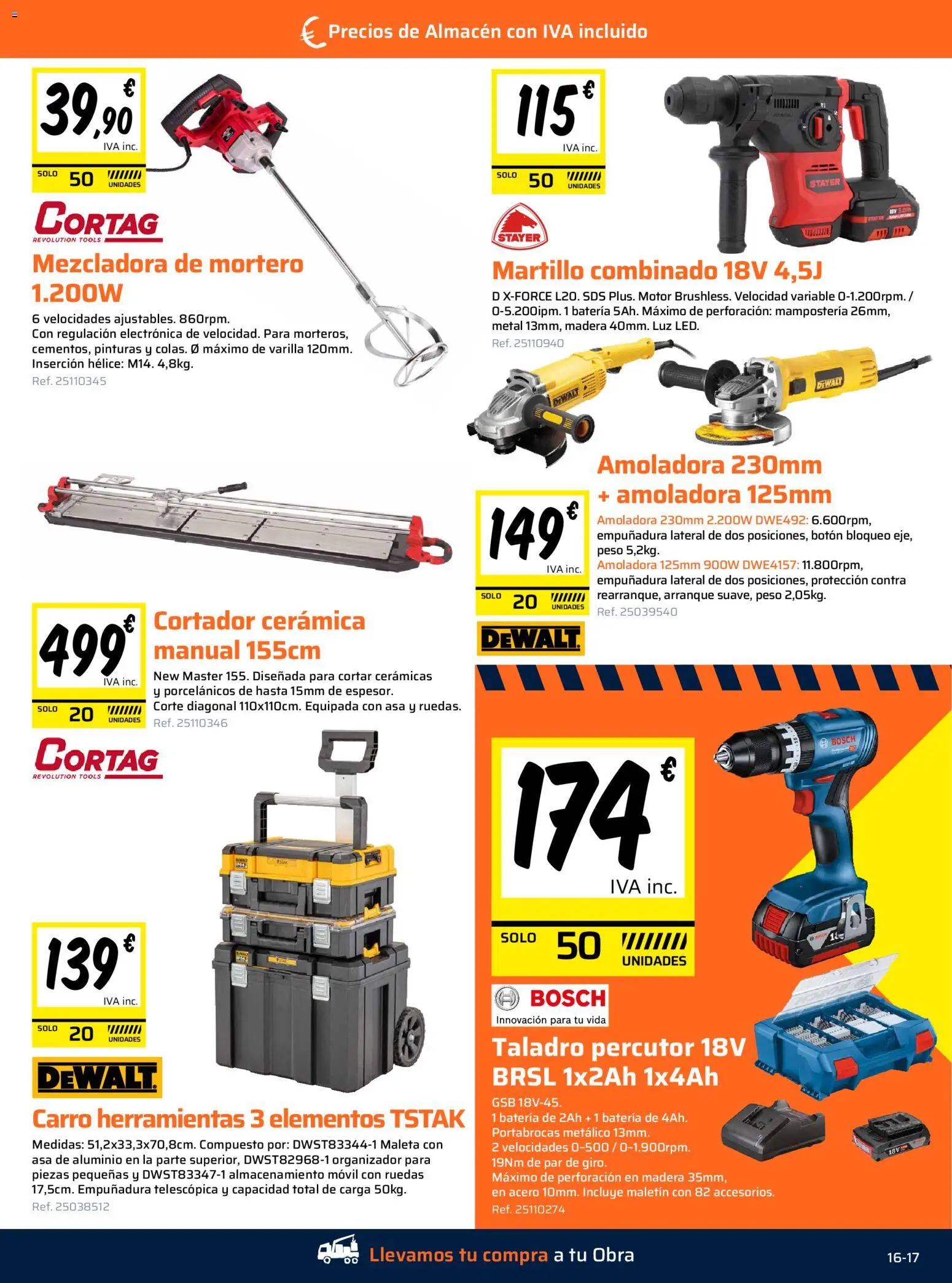 Obramat folleto │ válido desde el 02.12.2025 | Página: 17 | Productos: Maleta, Organizador, Peso, Batería