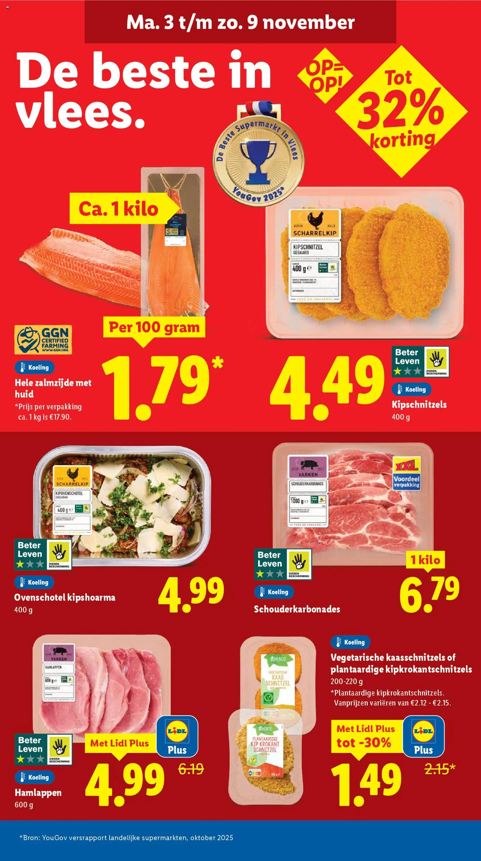 {H1} | Pagina: 11 | Producten: Kaas, Kisperec, Schnitzel, Kip