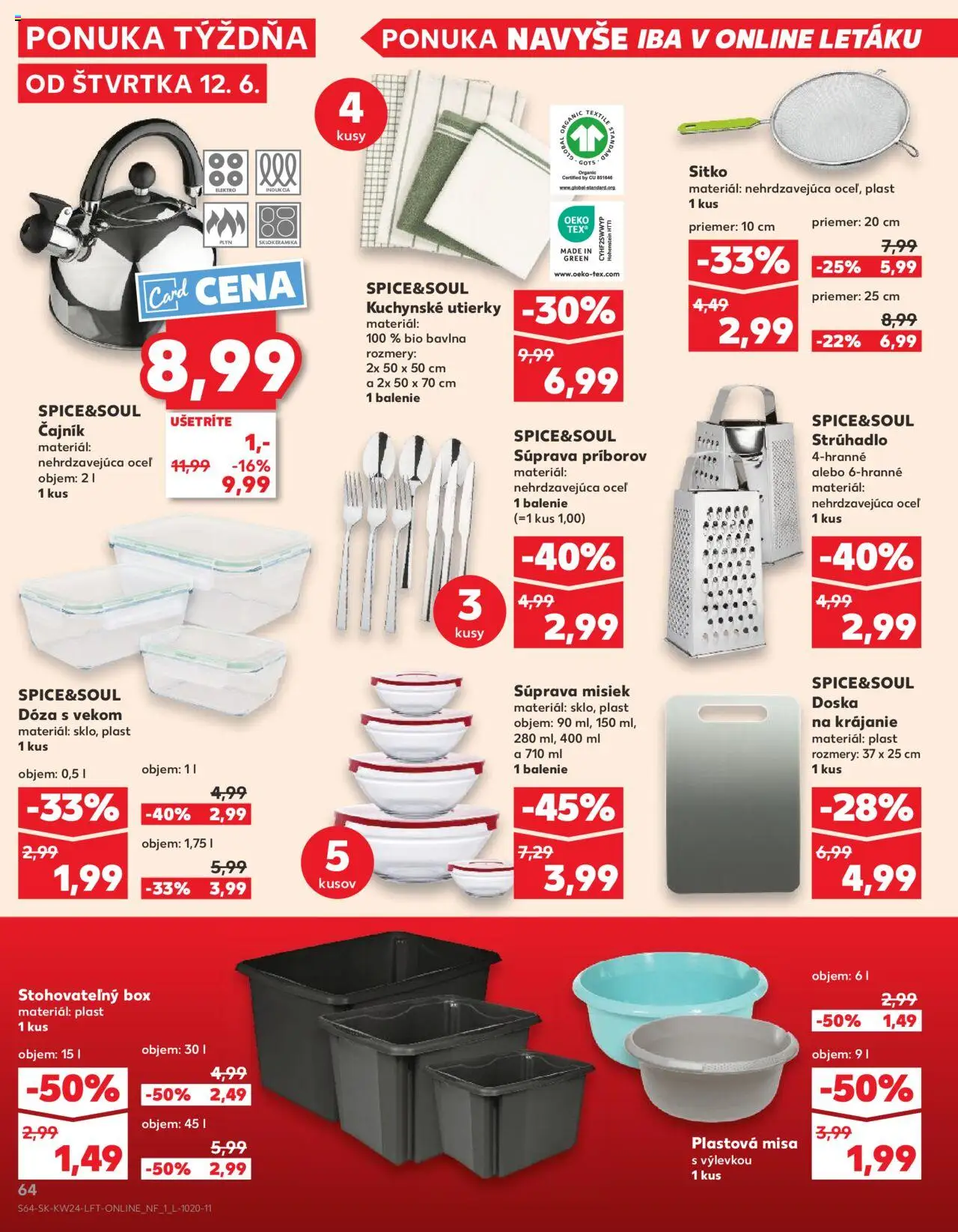 Nové Kaufland akcie – leták je platný od 12.06.2025 | Strana: 64 | Produkty: Strúhadlo
