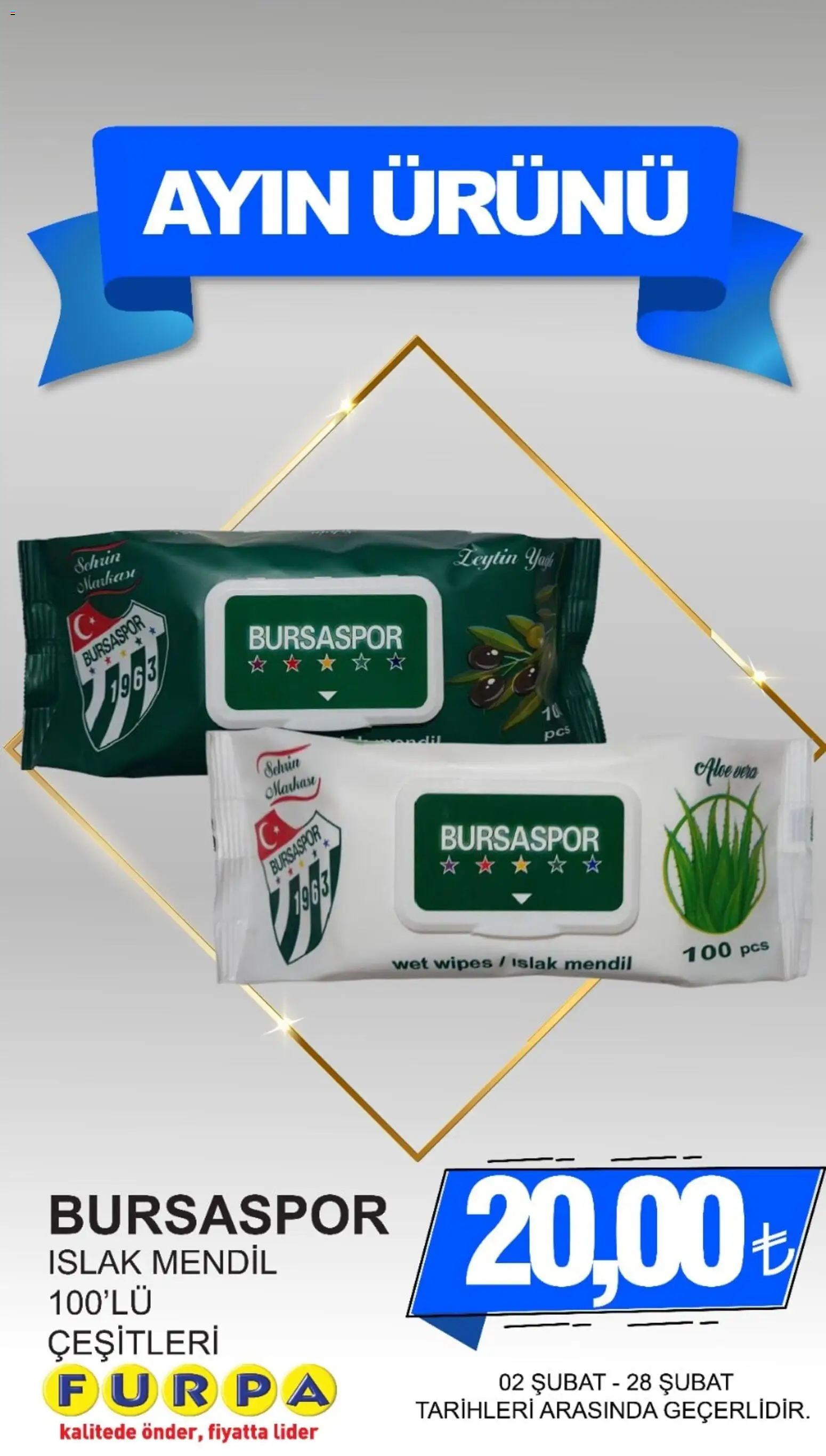Furpa Katalog Ayın Ürünleri - 02.02.2026 tarihinden itibaren geçerlidir | Sayfa: 15 | Ürünler: Mendil, Zeytin