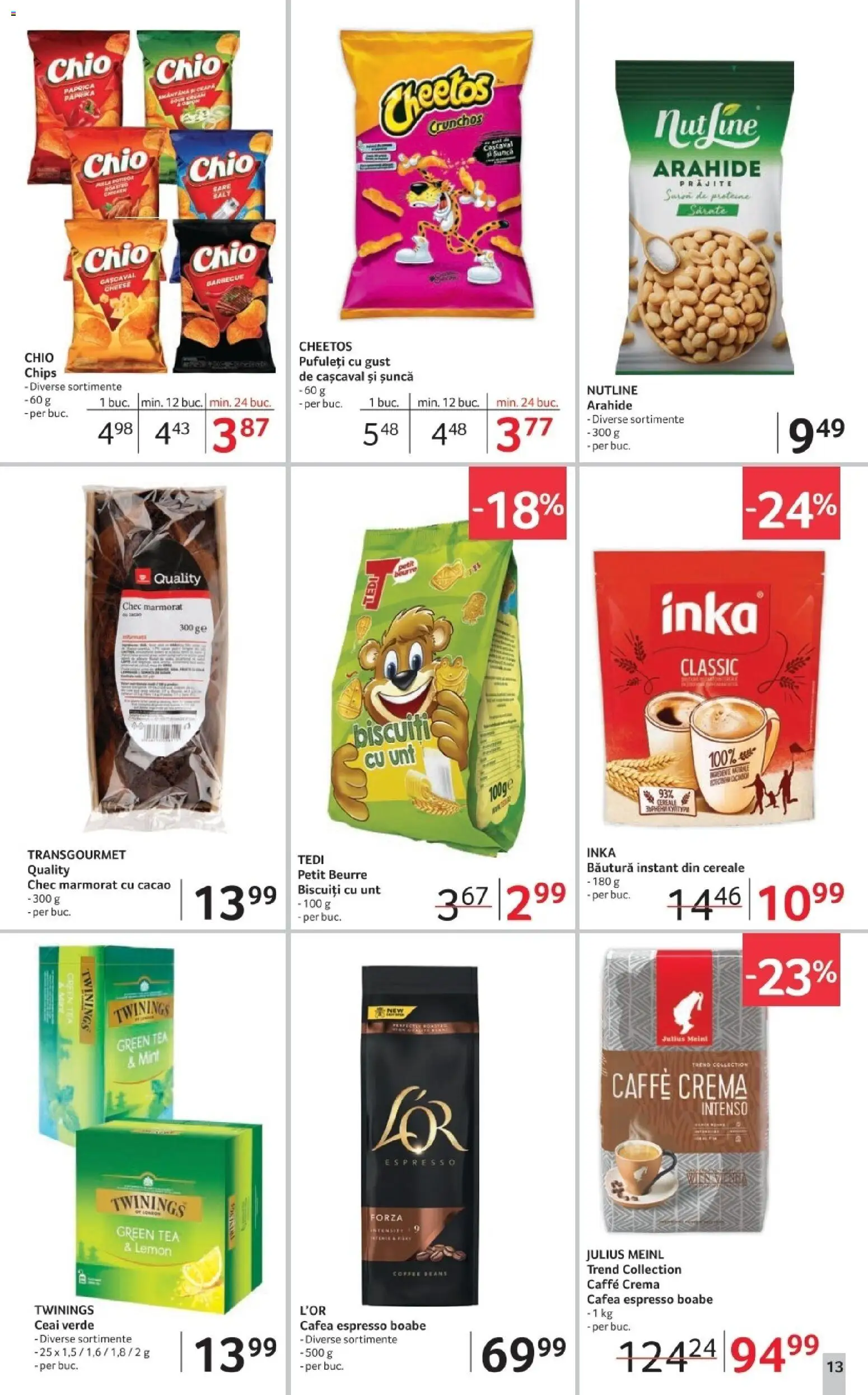 Noul catalog Selgros – valabil de la 28.11.2025 | Pagină: 13 | Produse: Masaüstü kılıfı, Arahide, Pufuleți, Biscuiți