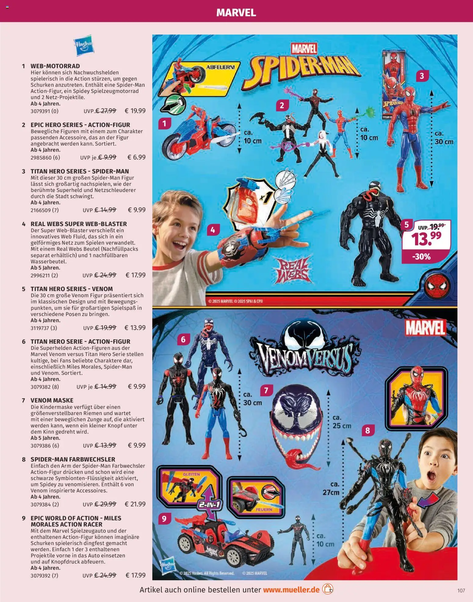 Müller Spielwarenkatalog – gültig ab 27.10.2025 | Seite: 107 | Produkte: Maske