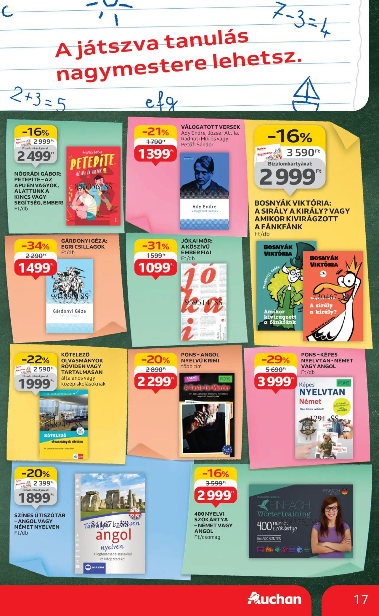 Auchan akciós ujság - amely érvényes a következő dátumtól: 07.08.2025 | Oldal: 17