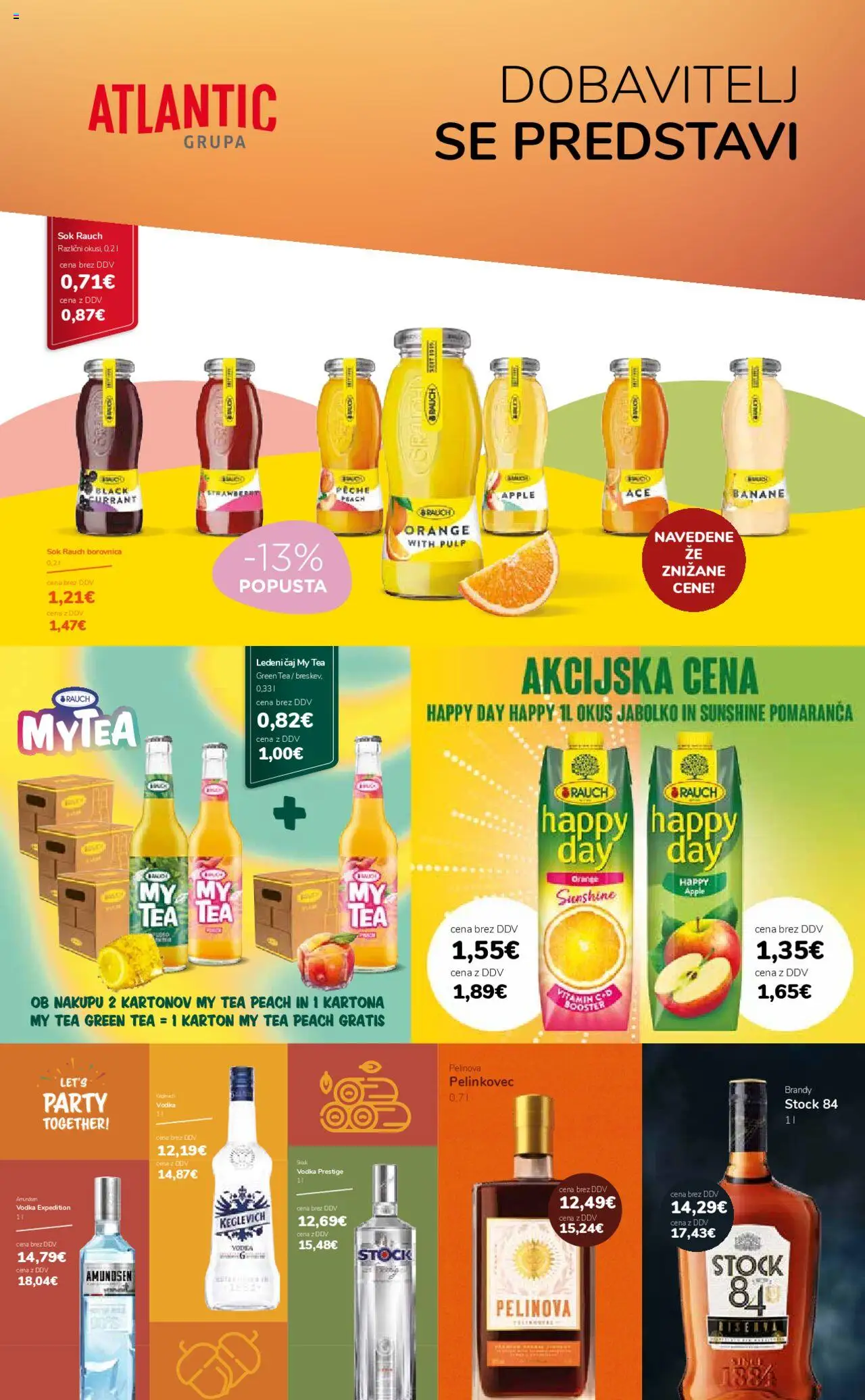 Novi Ahac katalog ponudbe – veljaven od 01.10.2025 | Stran: 21 | Izdelki: Sok, Banane, Caj, Vodka
