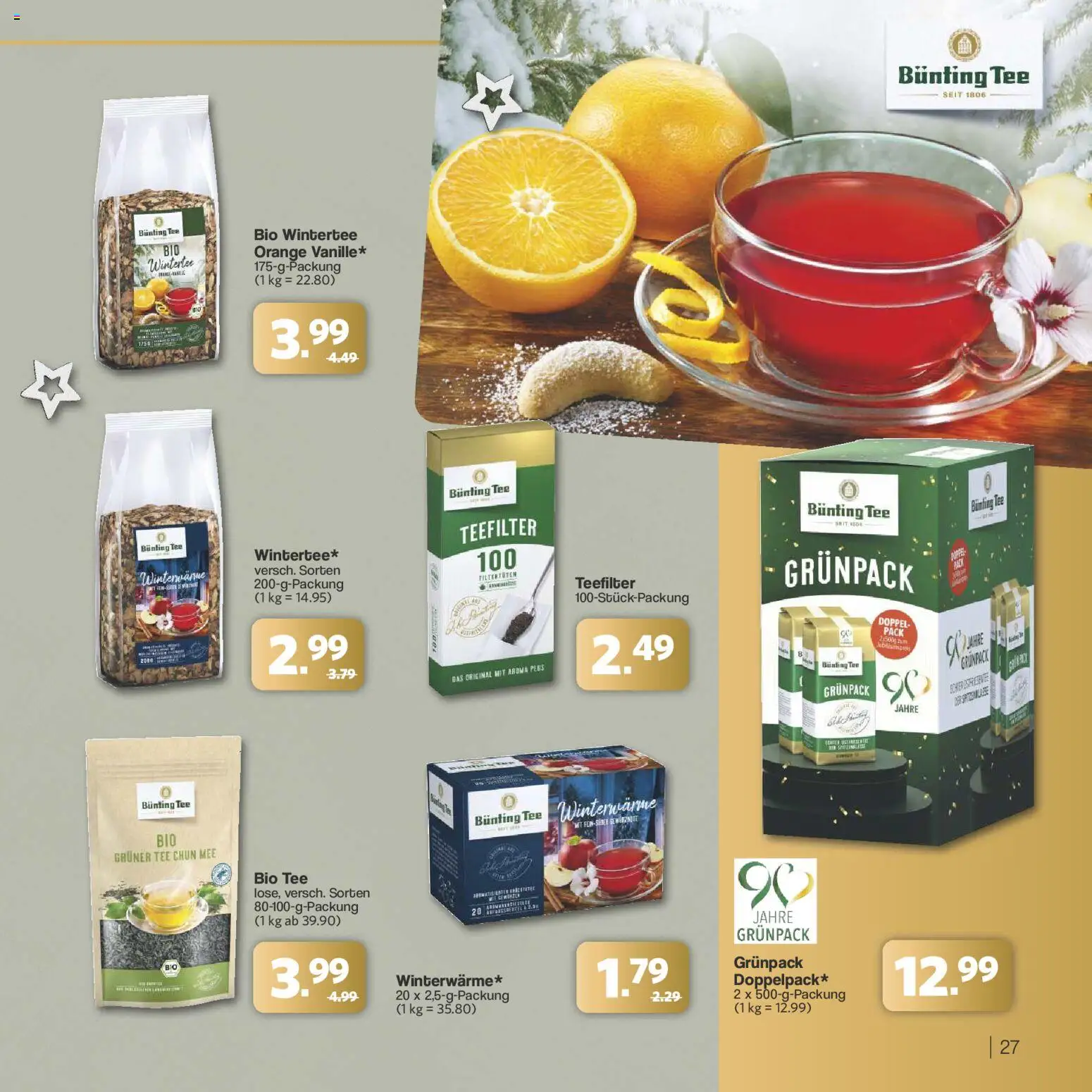 Famila Nordwest - Festliche Momente – gültig ab 24.11.2025 | Seite: 27 | Produkte: Tee