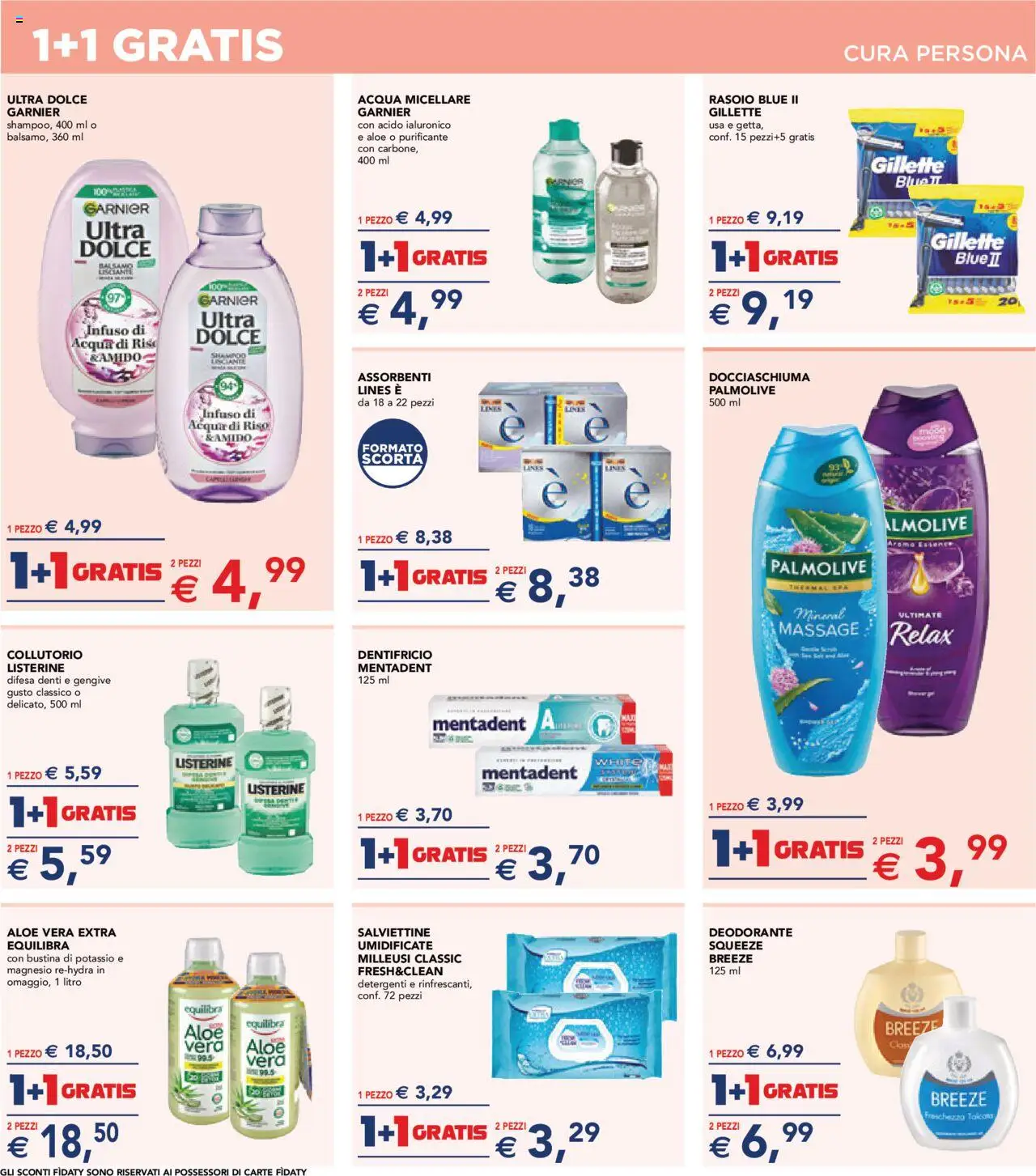 Volantino Esselunga S del 28.08.2025 | Pagina: 12 | Prodotti: Acqua micellare, Rasoio, Deodorante, Aloe vera