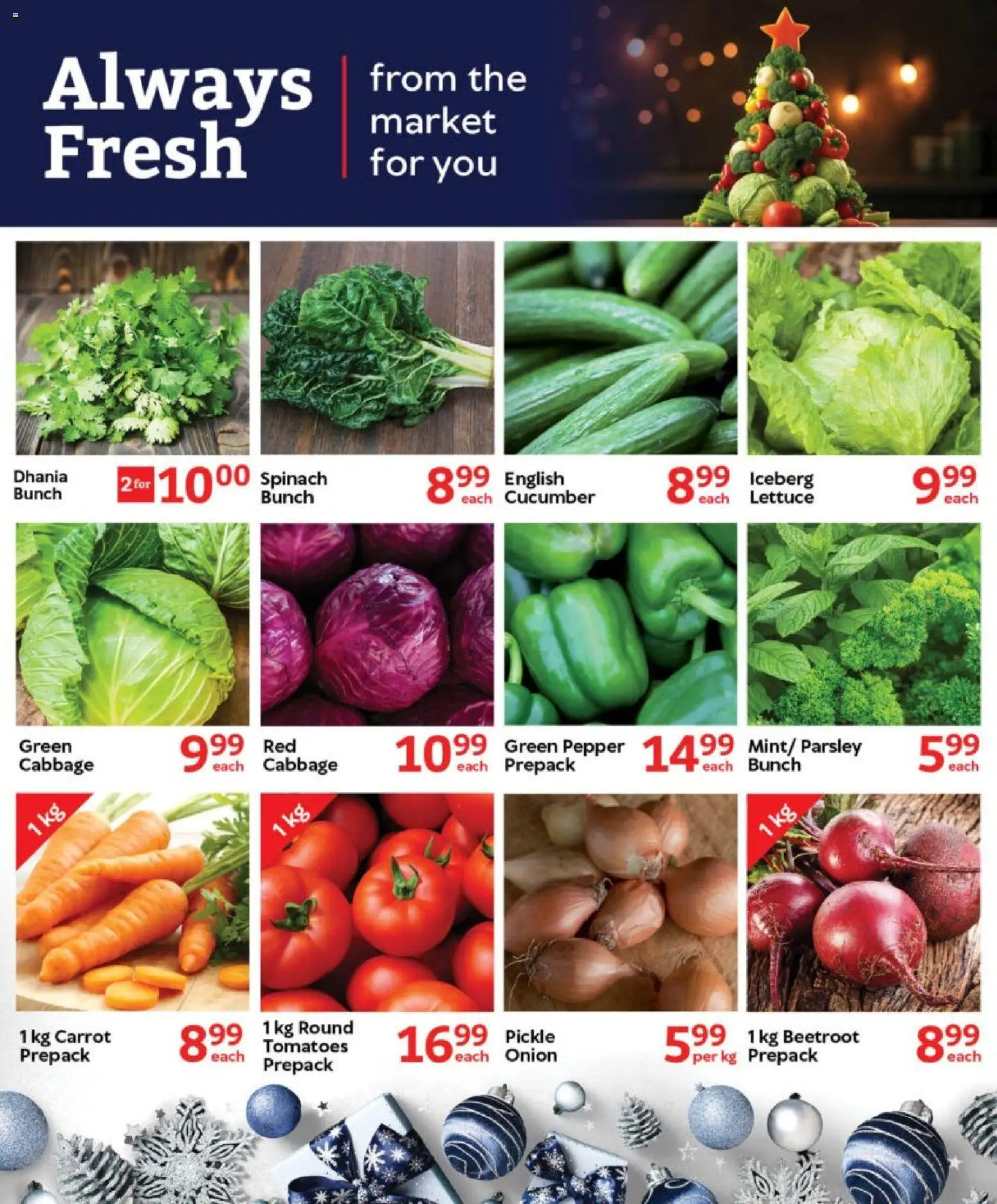 New Oxford Freshmarket catalogue – valid from 03.12.2025 | Page: 9 | Products: Parsley, Tomatoes, Pepper, Lettuce