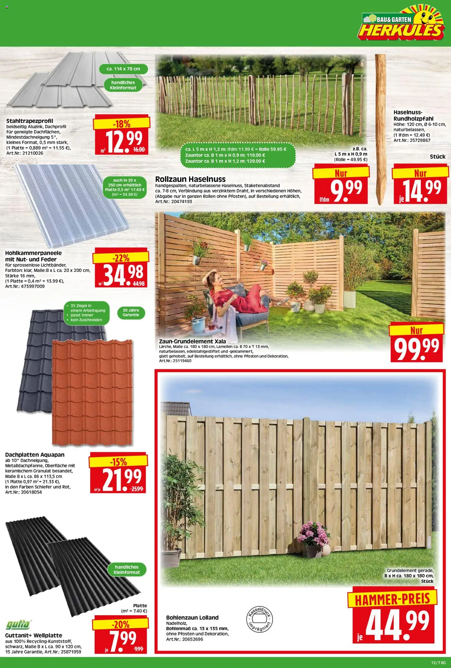 HERKULES Bau & Garten – gültig ab 16.03.2026 | Seite: 7