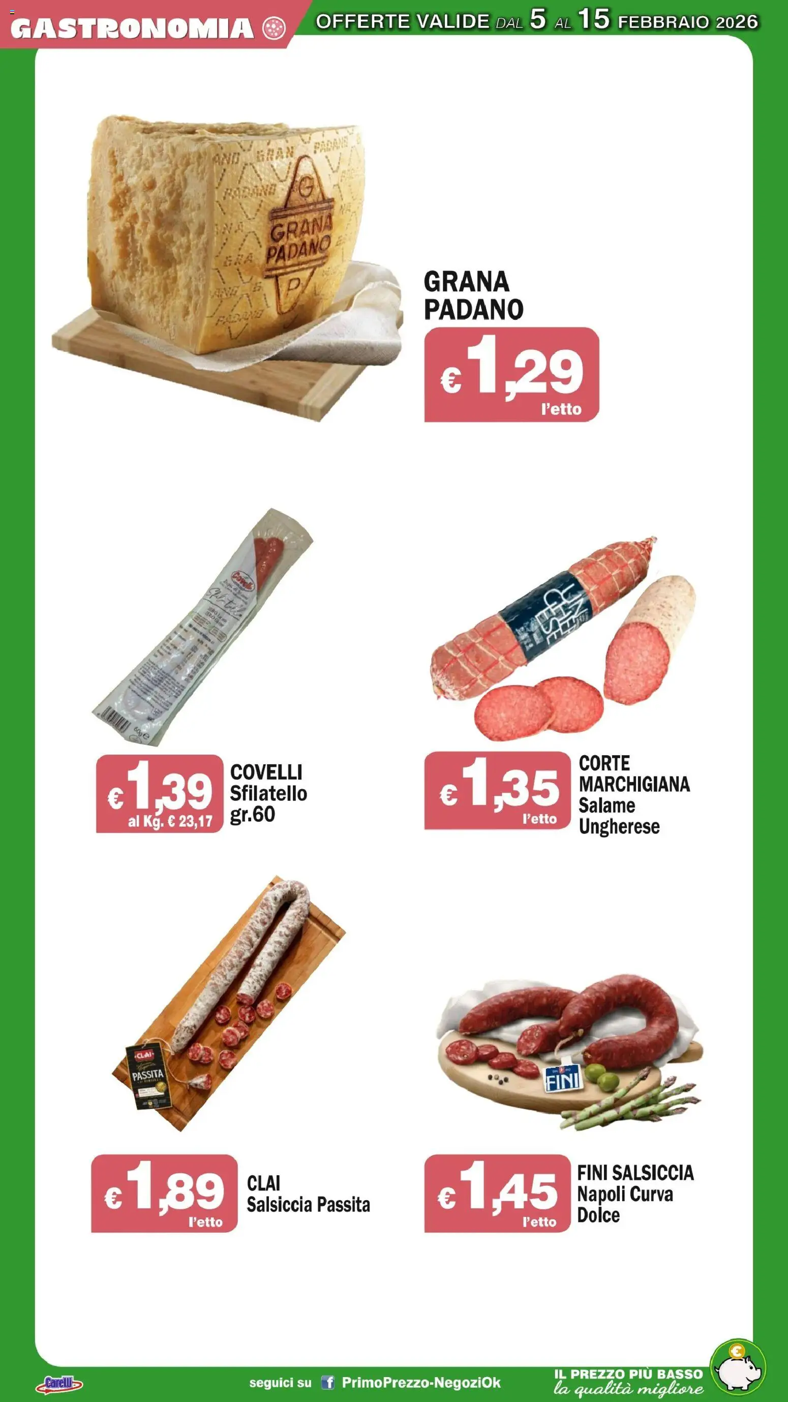 Volantino Primo Prezzo del 05.02.2026 | Pagina: 39