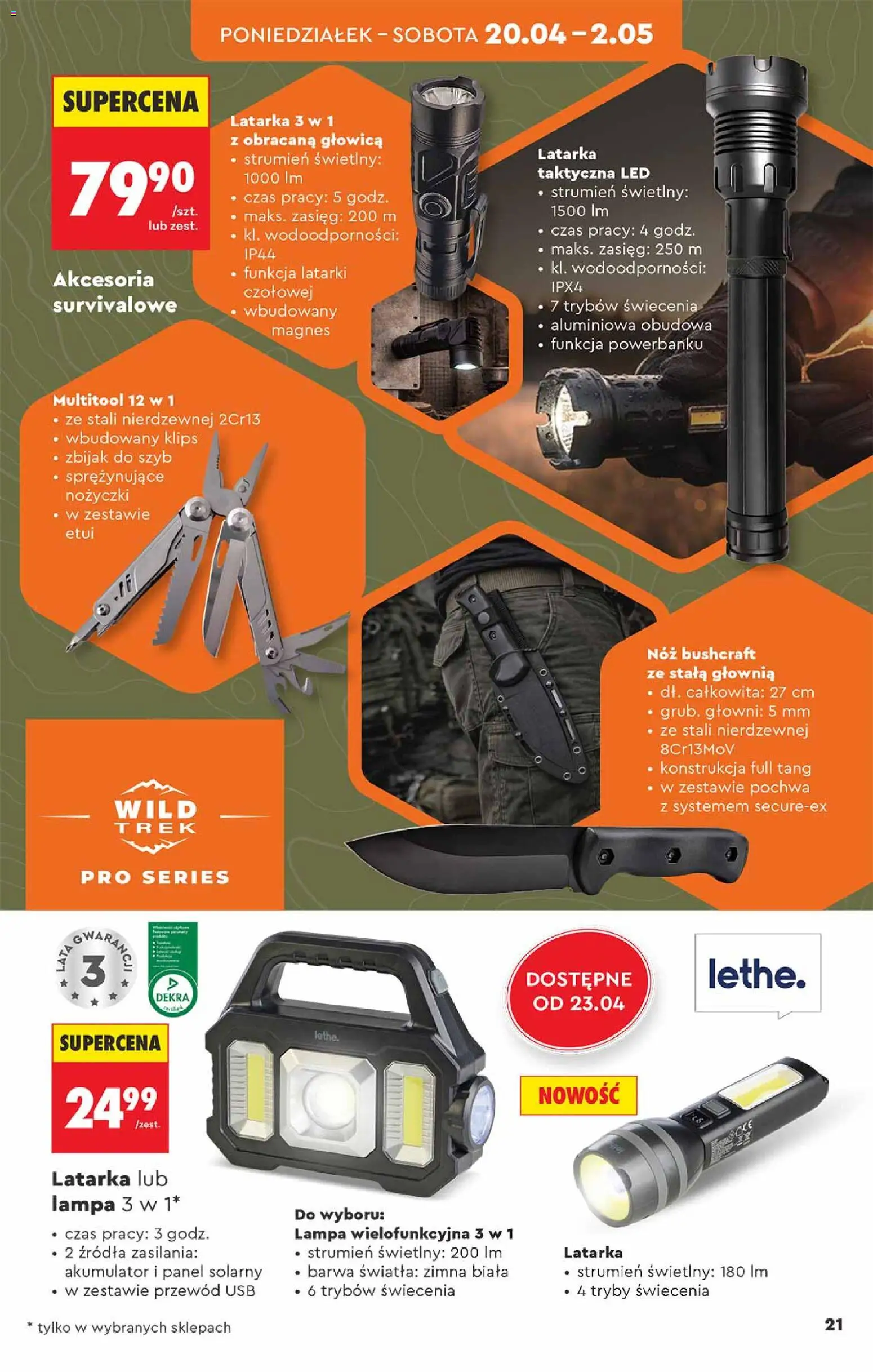 Biedronka Polsko leták - Hity i inspiracje od 20.04.2026 | Strana: 21 | Produkty: USB, Lampa, LED