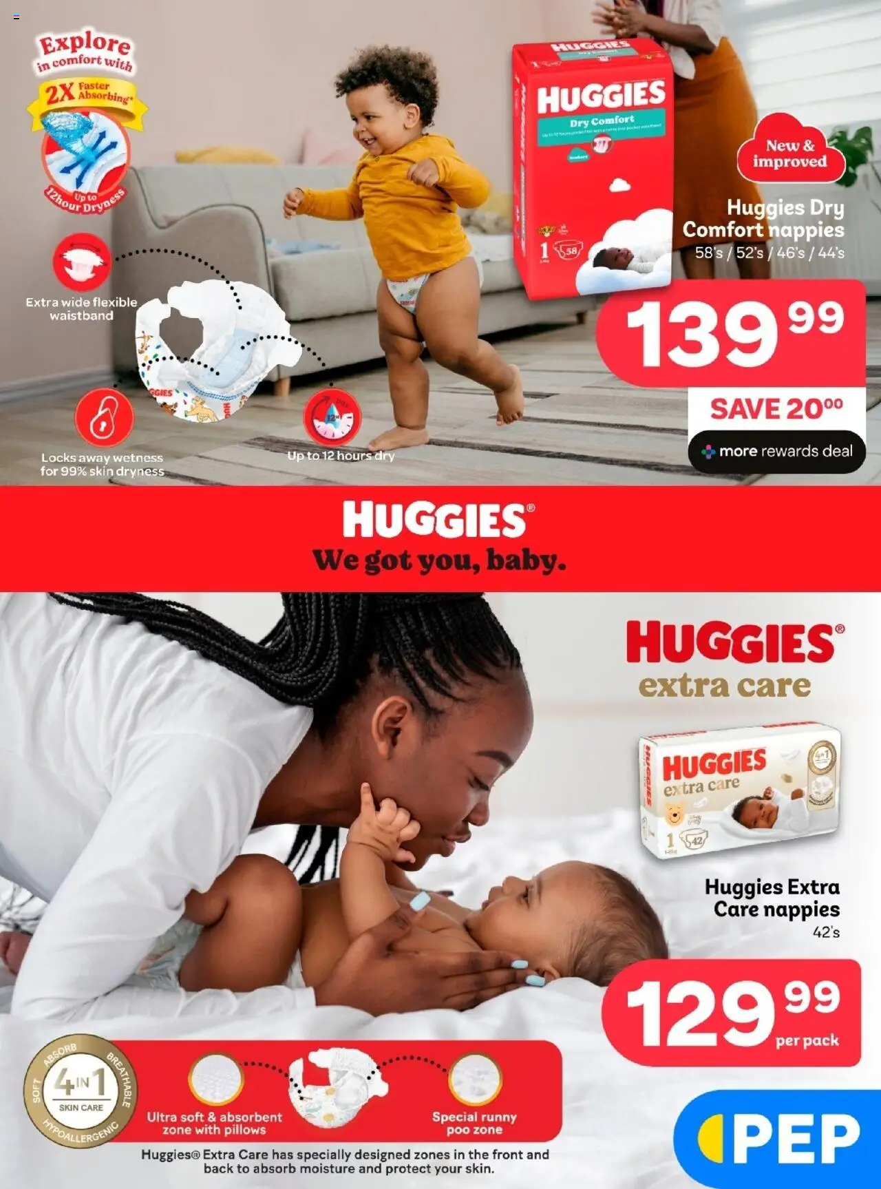 New PEP Stores catalogue – valid from 24.09.2025 | Page: 11 | Products: Nappies