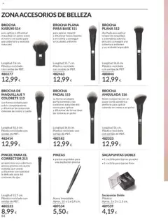 BROCHA DE MAQUILLAJE Y COLORETE 113, con forma ovalada para cubrir completamente y difuminar las zonas más extensas de rostro y cuello │ válido desde el 01.09.2025 | Página: 84