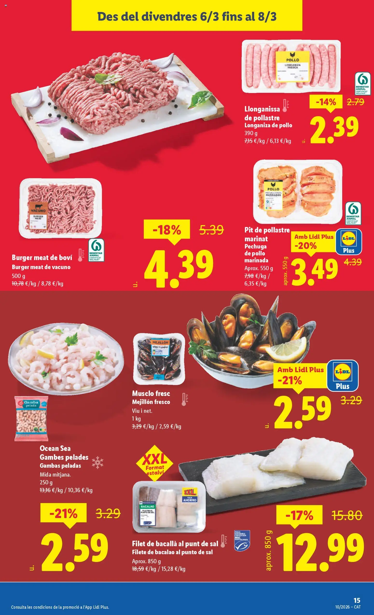 Lidl folleto │ válido desde el 02.03.2026 | Página: 33 | Productos: Longaniza, Filete, Gamba
