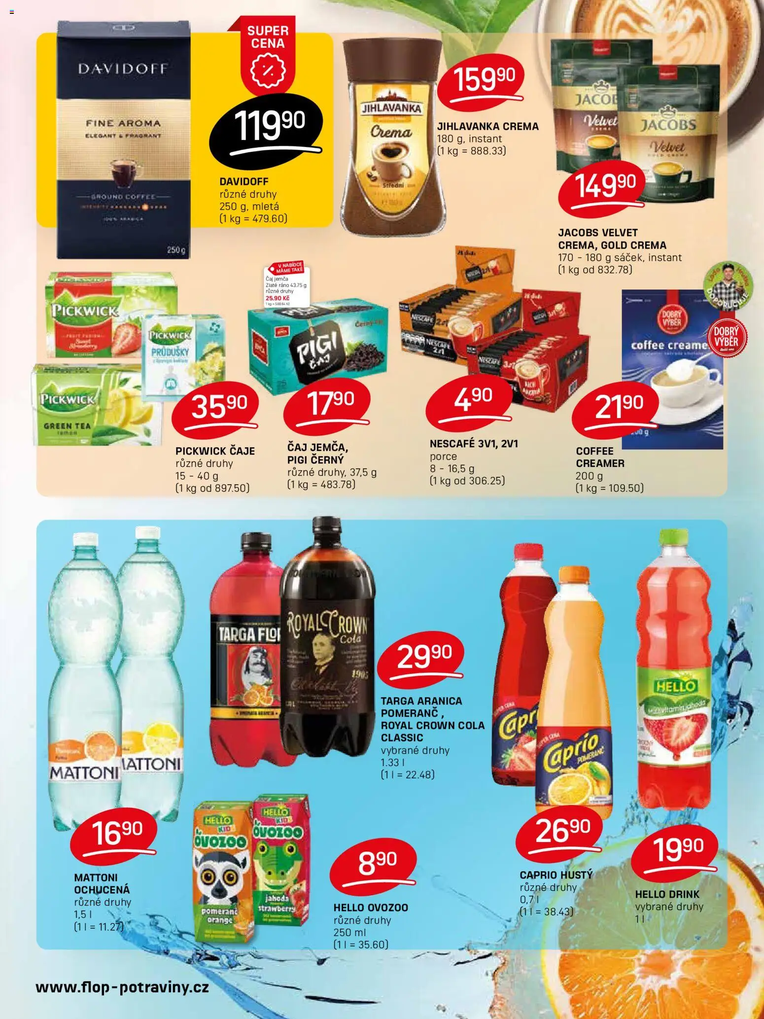 Flop leták od 02.01.2026 | Strana: 9 | Produkty: Čaj, Čaje, Jacobs, Crema