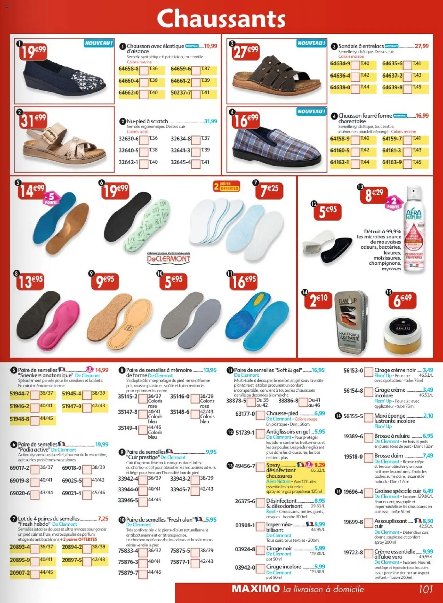 {H1} | Page: 101 | Produits: Parfum, Eponge, Désodorisant, Crème