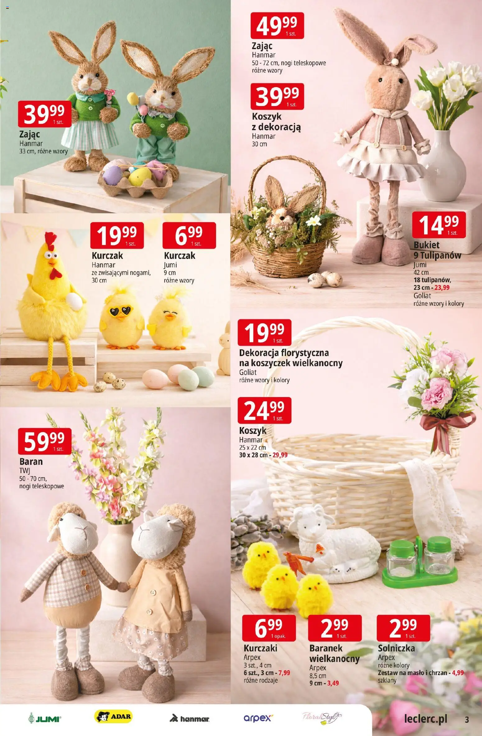 E.Leclerc gazetka - Kłodzko od 17.03.2026 | Strona: 3 | Produkty: Kurczak, Chrzan, Masło