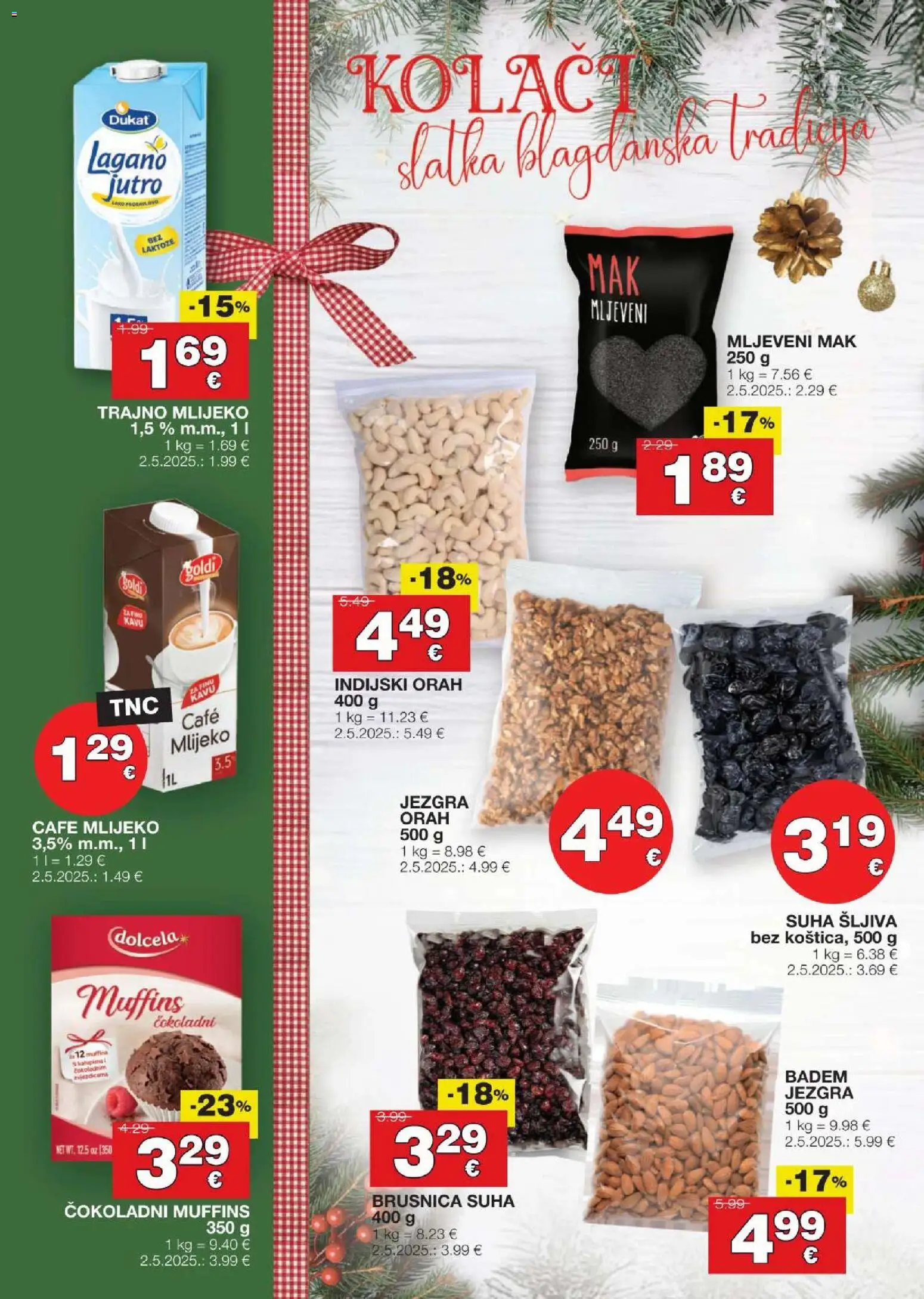 Stanić Diskont katalog | vrijedi od 11.12.2025 | Stranica: 10 | Proizvodi: Mlijeko, Šljiva, Trajno mlijeko, Mak