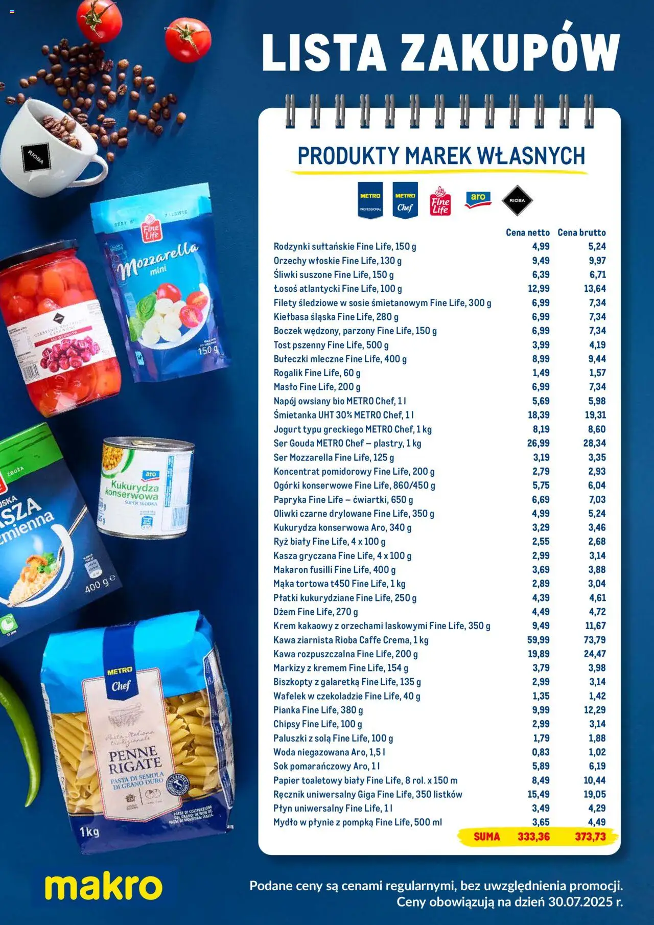 Makro Gazetka - Festiwal Marek Własnych od 04.08.2025 | Strona: 2 | Produkty: Papryka, Jogurt, Sok, Woda niegazowana