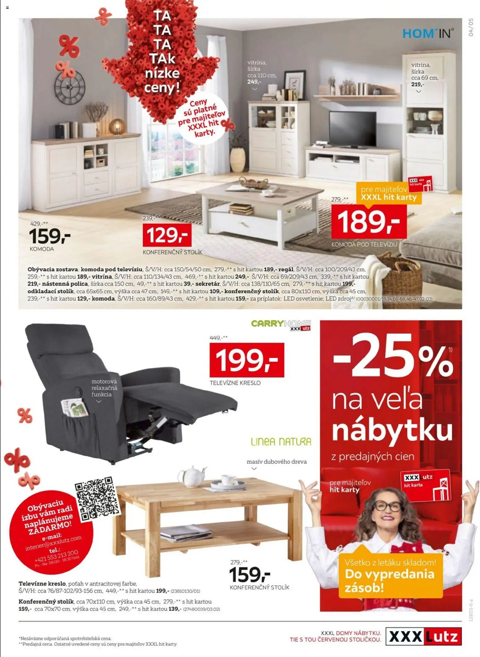 Nové XXXLutz akcie – leták je platný od 09.03.2026 | Strana: 5 | Produkty: Komoda, Konferenčný stolík, Stolík, Obývacia zostava