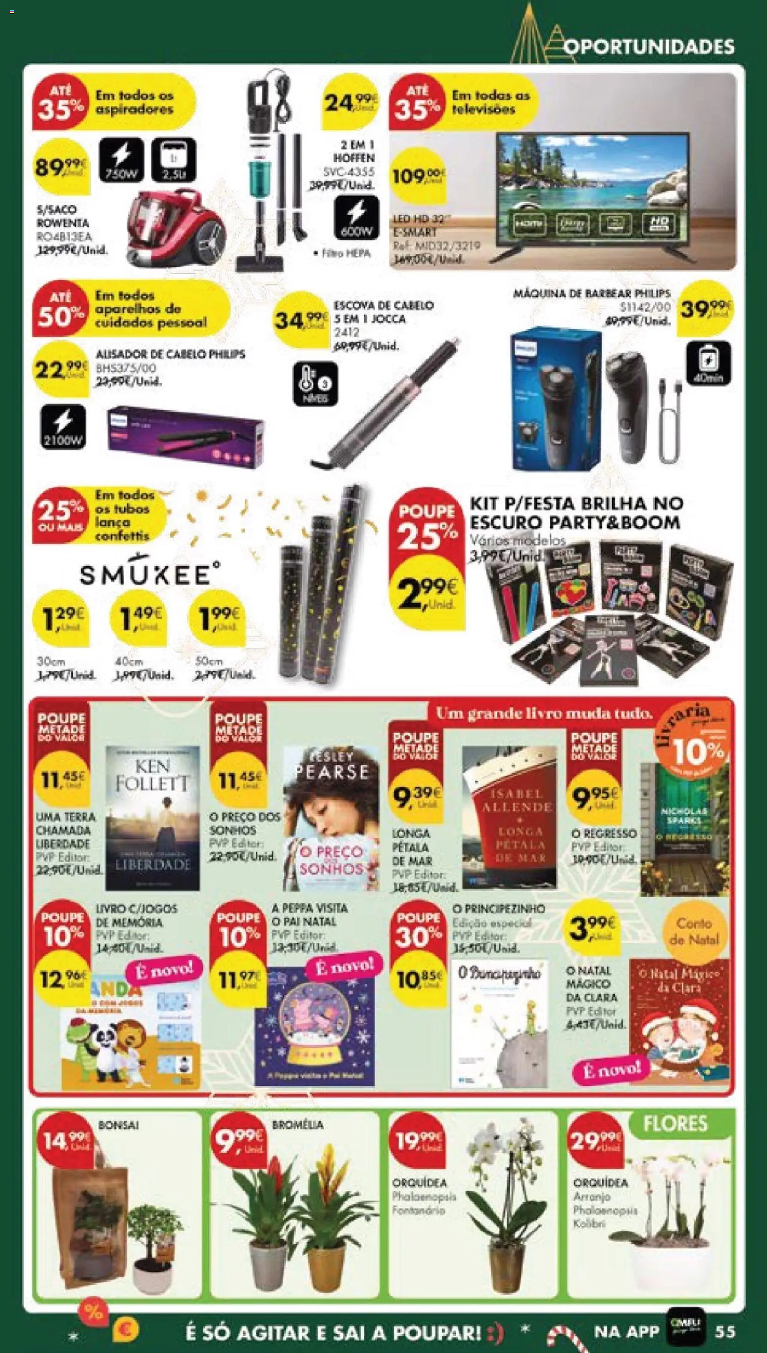 Pingo Doce folheto │ válido de 16.12.2025 | Página: 65 | Produtos: Televisão, Jogos, Flores, Alisador de cabelo