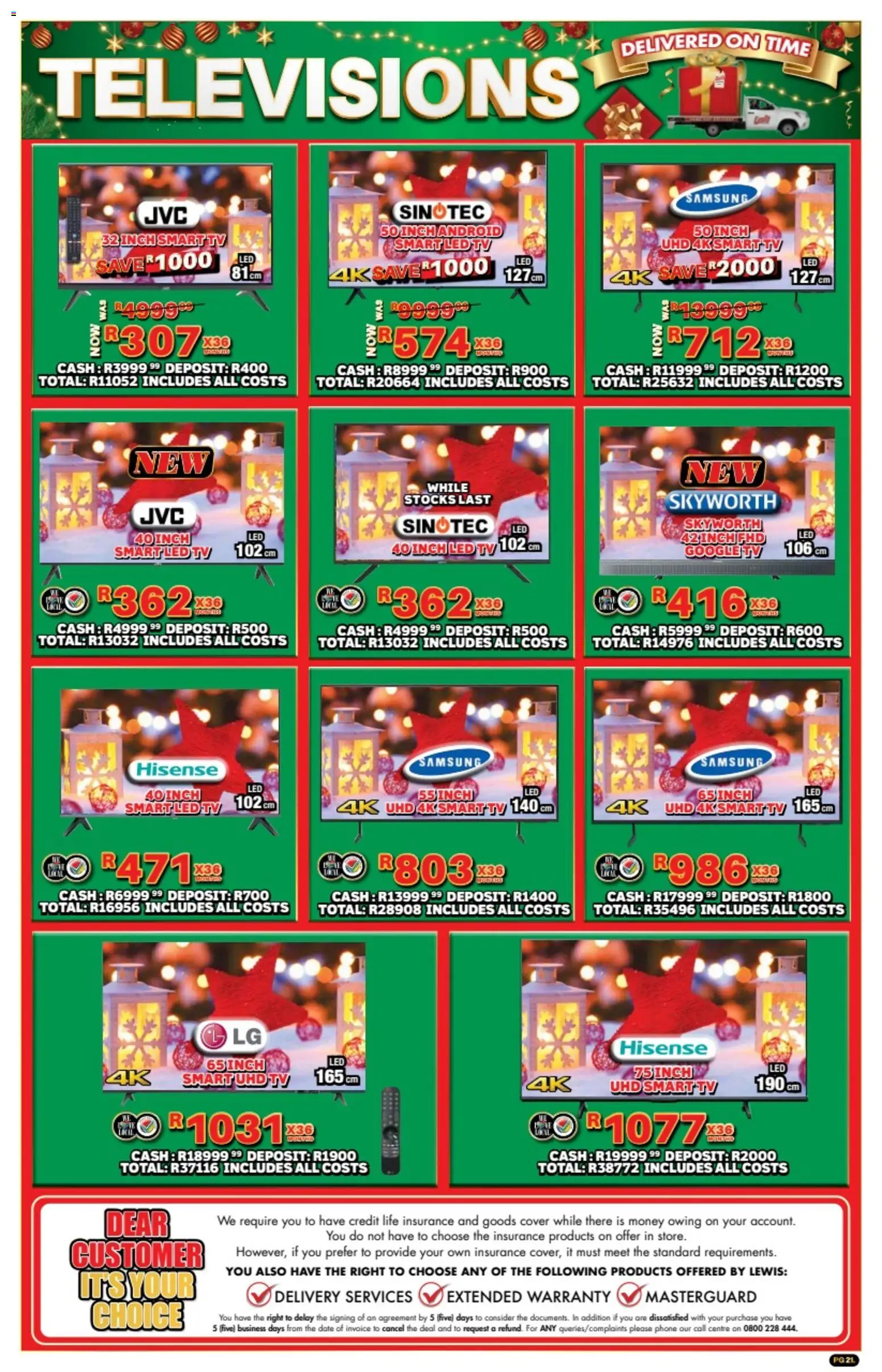 New Lewis Stores catalogue – valid from 10.11.2025 | Page: 21 | Products: Cover, Phone, TV