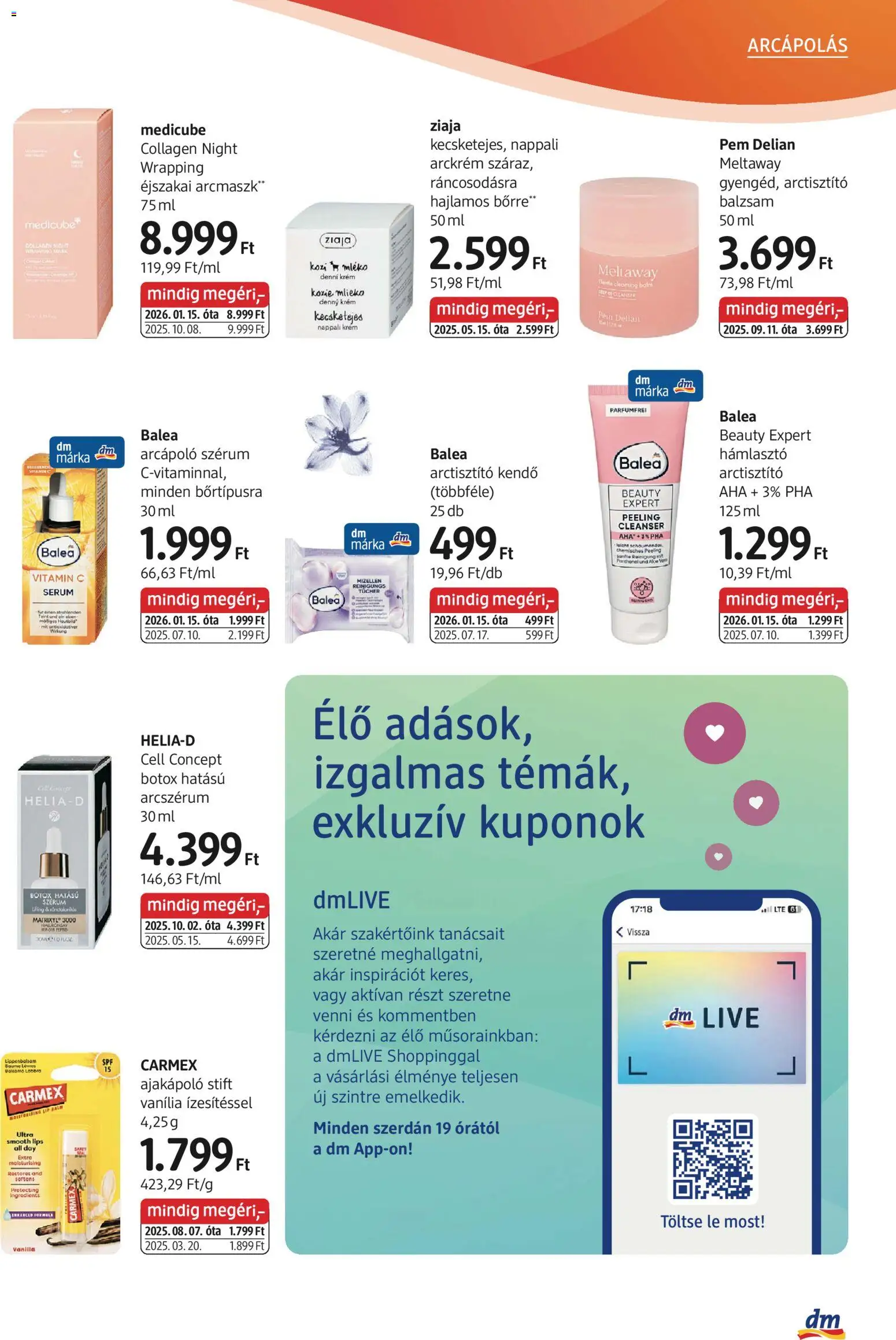 DM Drogerie Markt akciós ujság - amely érvényes a következő dátumtól: 05.02.2026 | Oldal: 15