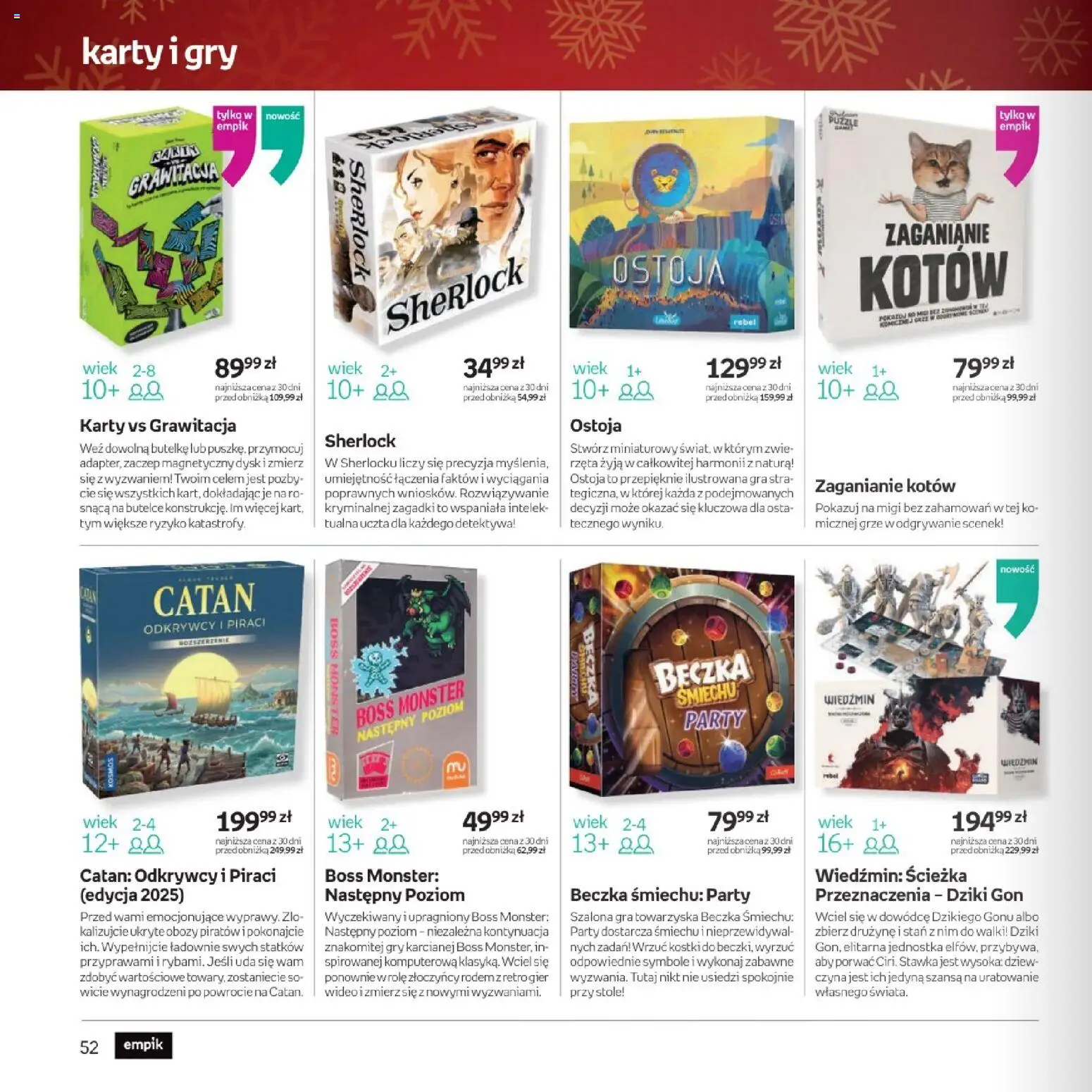 Empik promocje - Xmas Zabawki2 od 10.12.2025 | Strona: 52 | Produkty: Wideo, Gra, Dysk, Gry